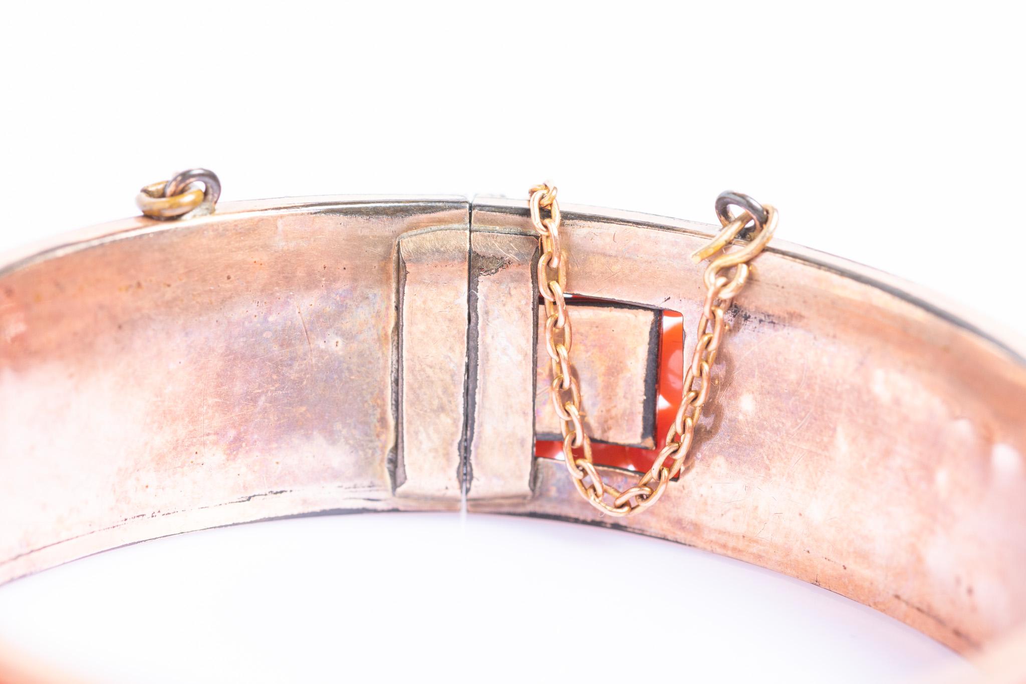 Antique bracelet victorien en corail Bon état - En vente à Portland, England