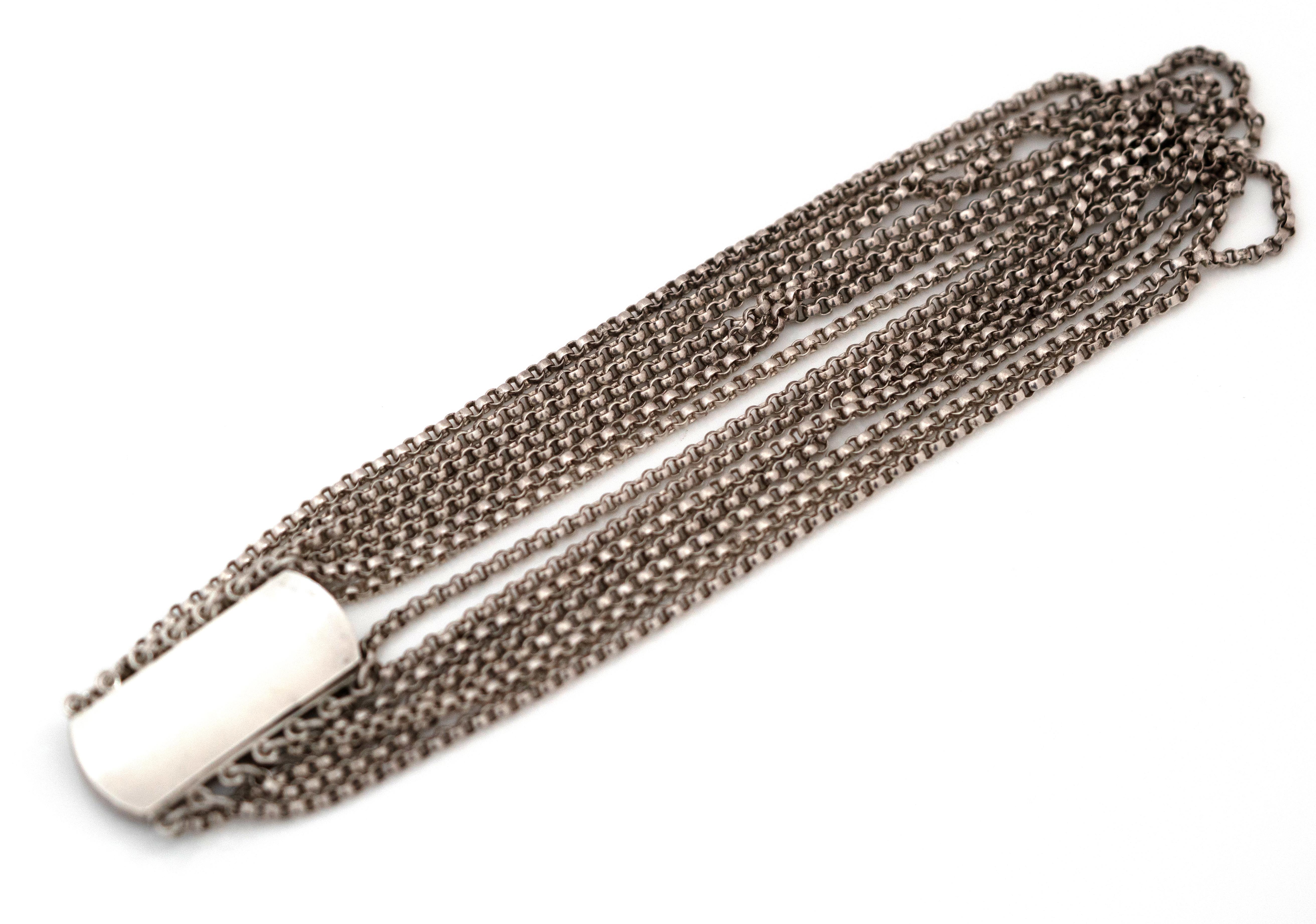 Bracciale antico vittoriano con catena in argento e corallo In condizioni buone in vendita a London, GB