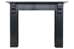 Antique Victorian Corbeled Slate Surround