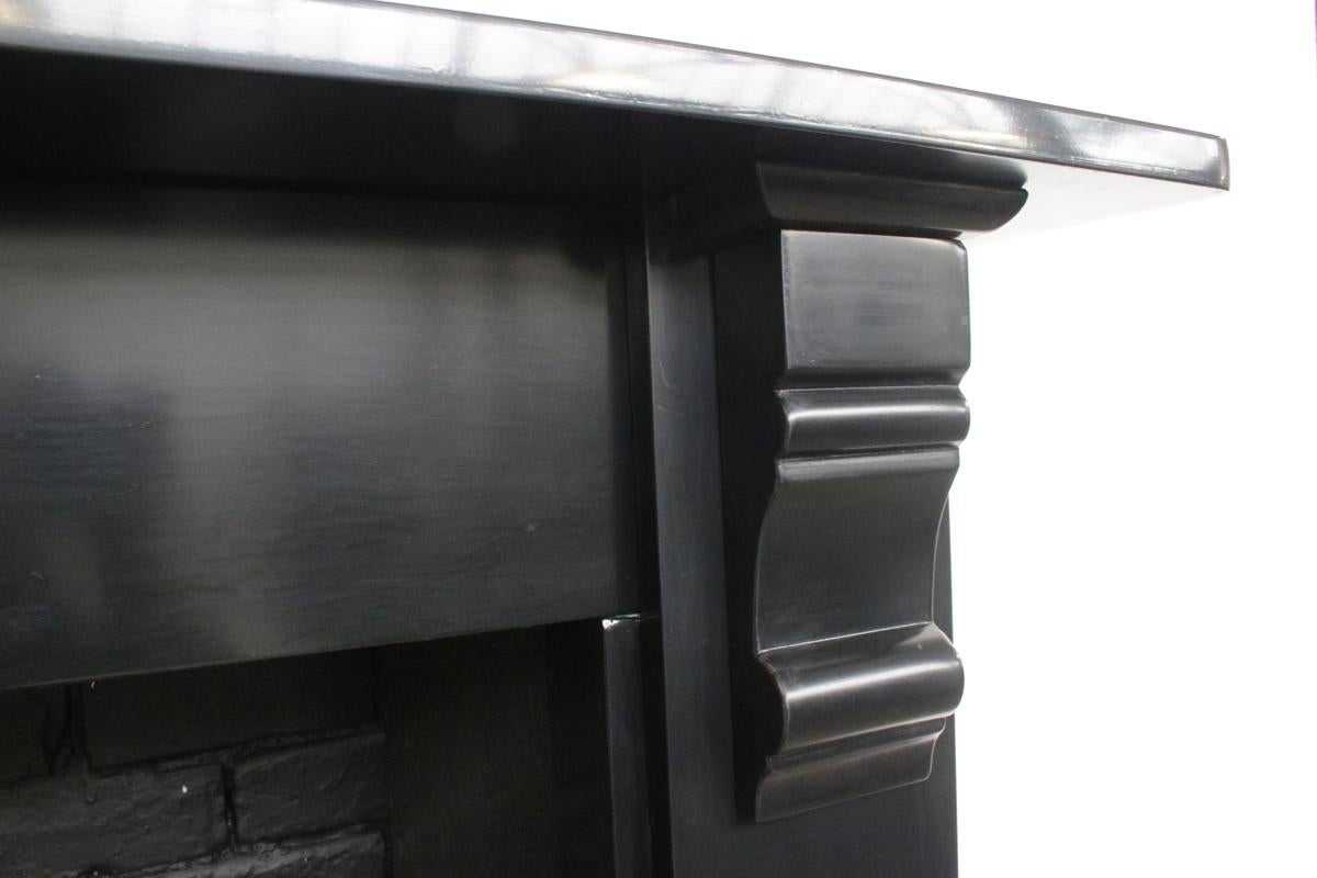 Antique Victorian Corbeled Slate Surround 2