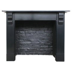 Antique Victorian Corbeled Slate Surround
