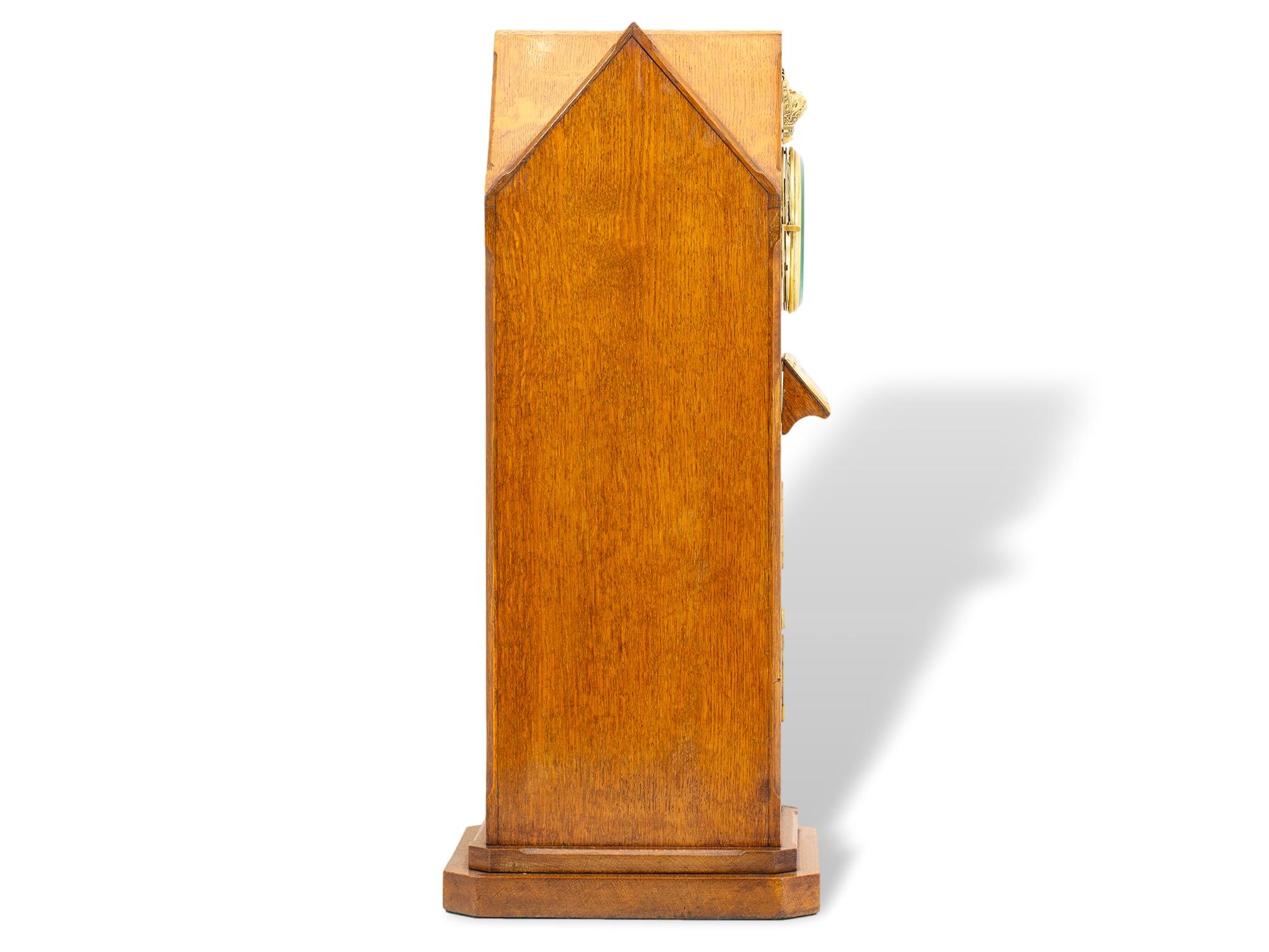 Large Sized Oak Post Box 

From our Boxes collection, we are delighted to introduce to the market this Country House Oak Letter Box Clock Tower. The rare model Post Box is made of solid english Oak with a cross-gable roof and stepped plinth base. To