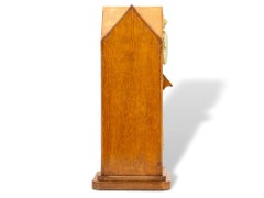 Antique Victorian Country House Oak Letter Box Clock Tower