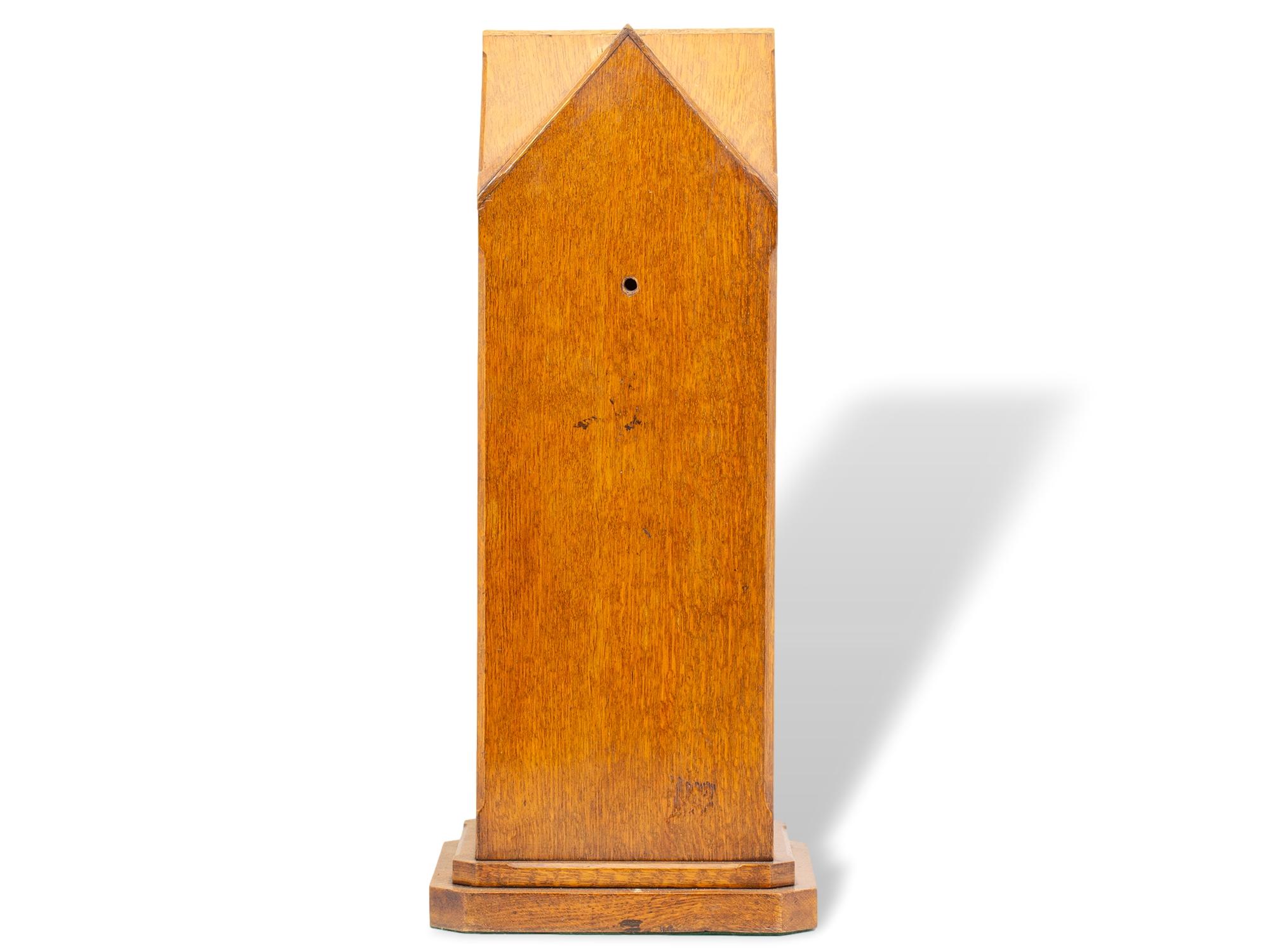 High Victorian Antique Victorian Country House Oak Letter Box Clock Tower For Sale