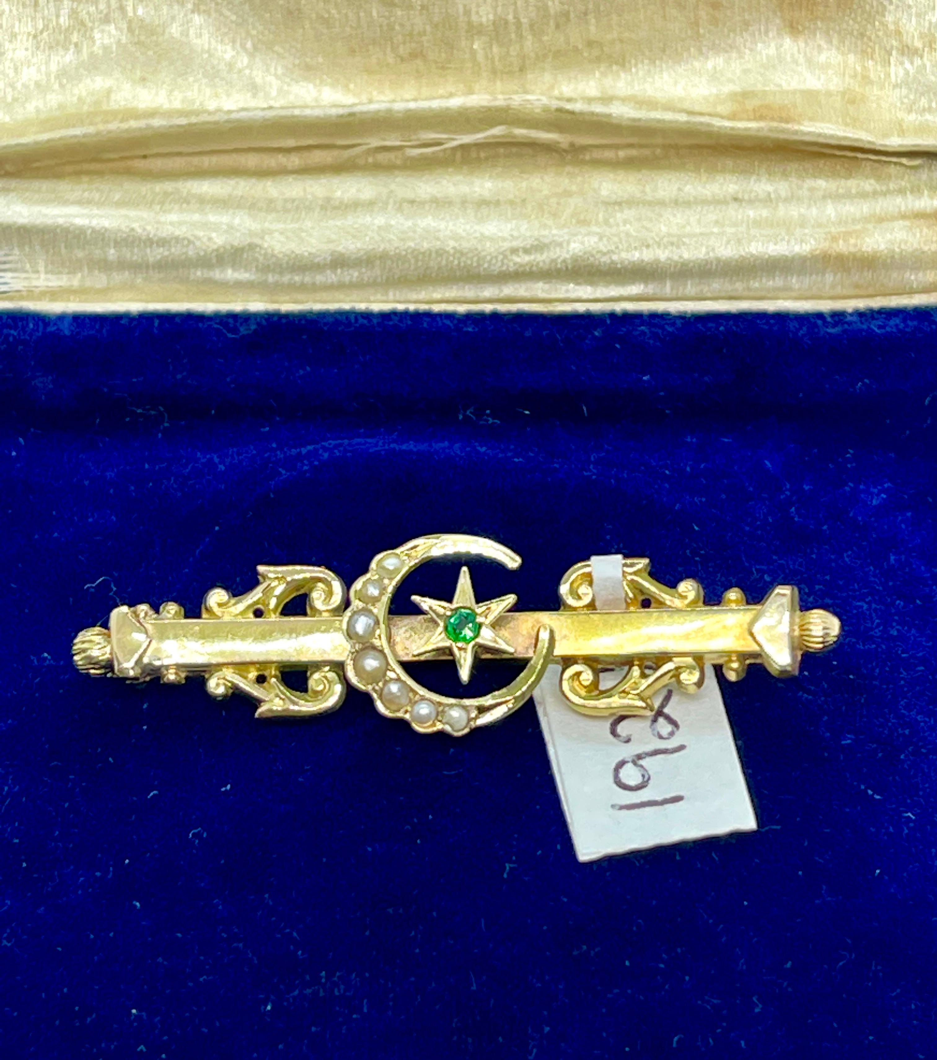 crescent moon with sword meaning