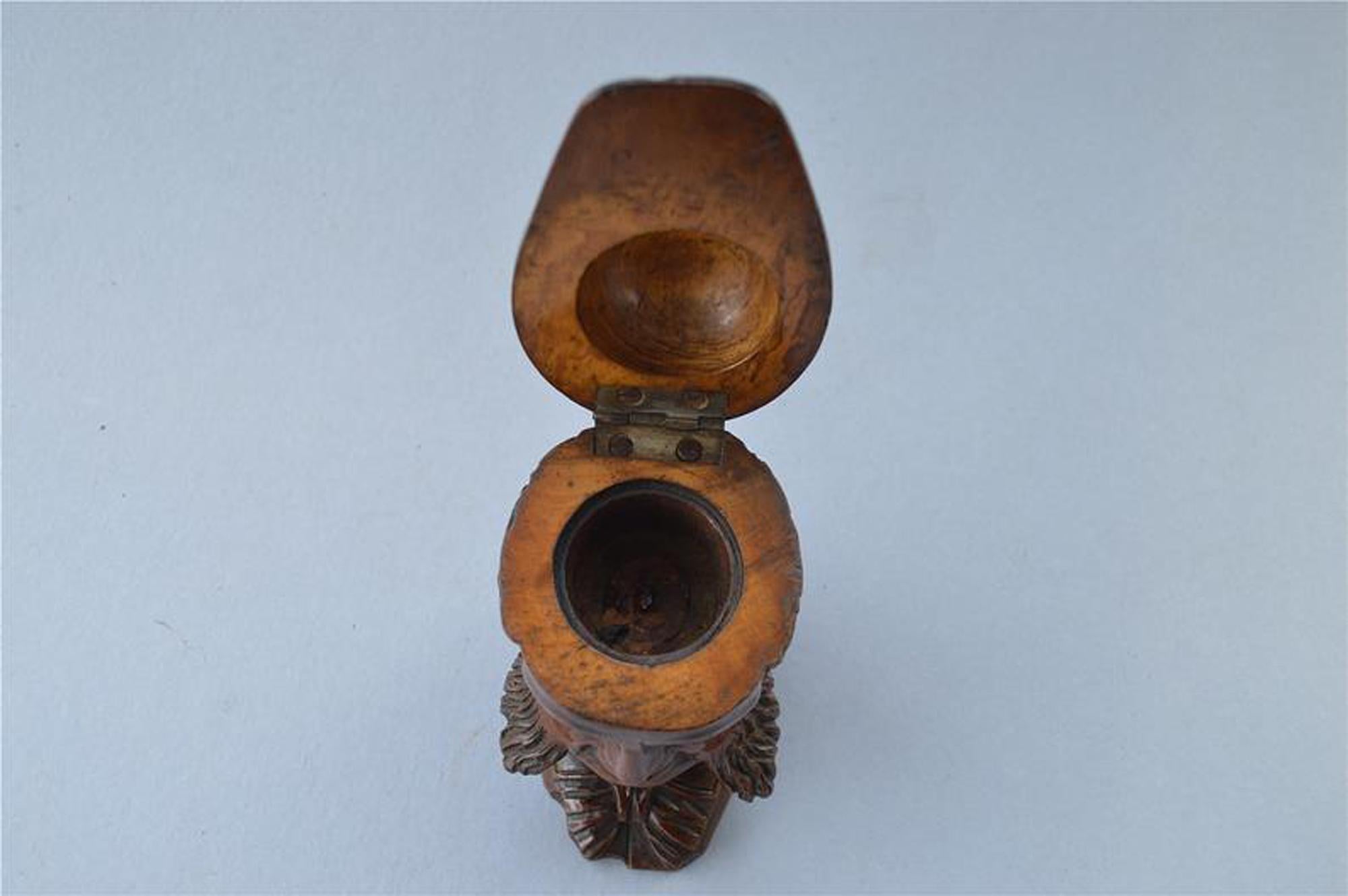 European Antique Victorian Cricket Sculpture Inkwell For Sale