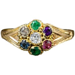 Antique Victorian Dearest Ring 15 Carat Gold, circa 1860