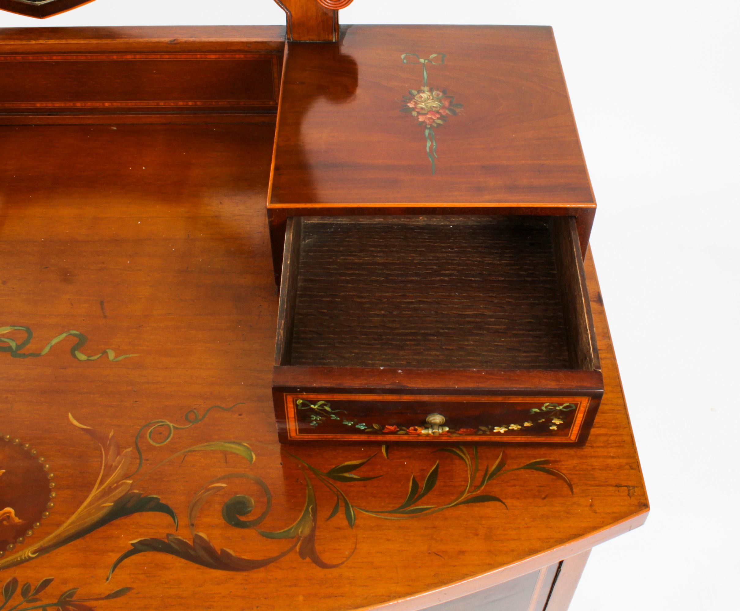 Antique Victorian Decorative Dressing Table, 19th C 5