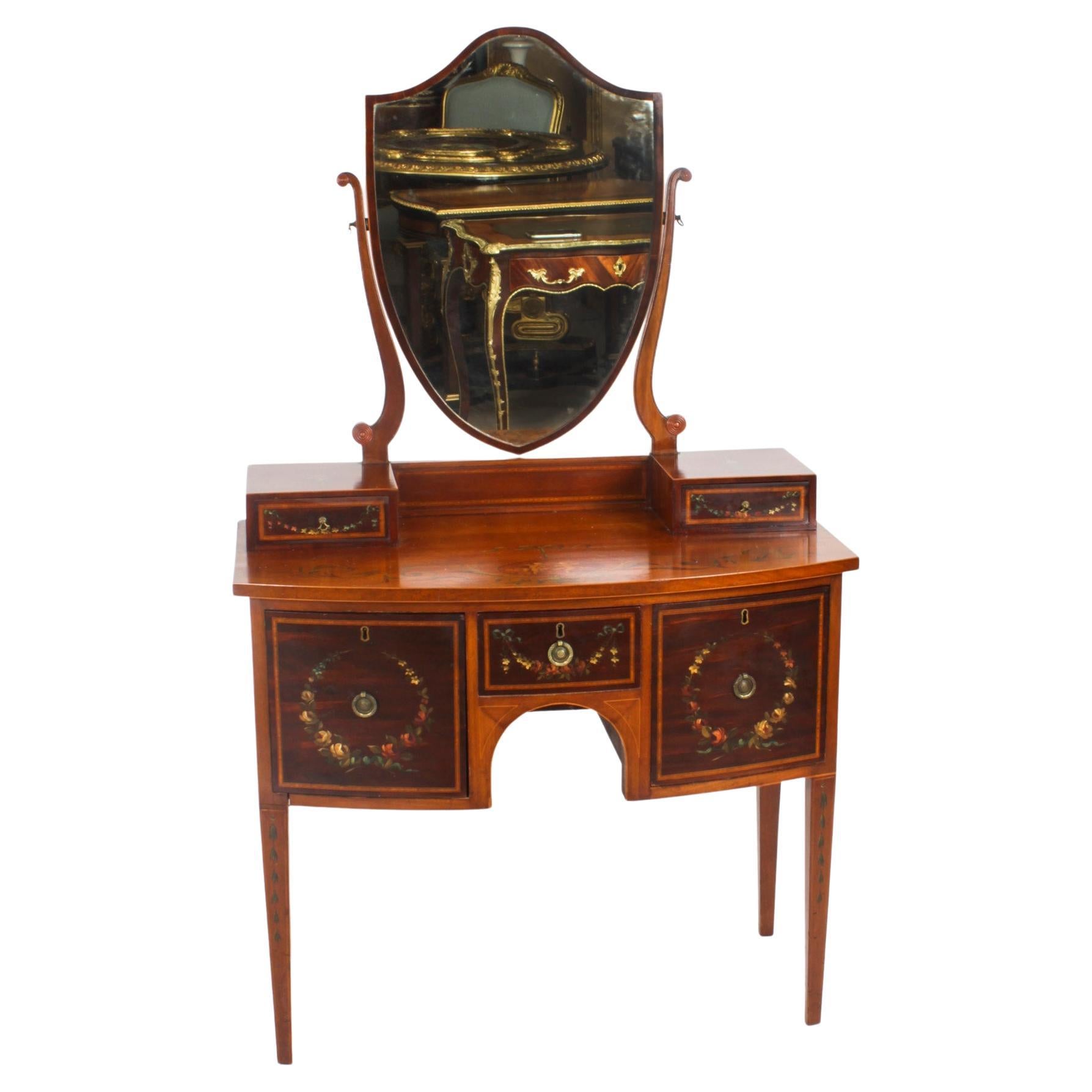 Antique Victorian Decorative Dressing Table, 19th C