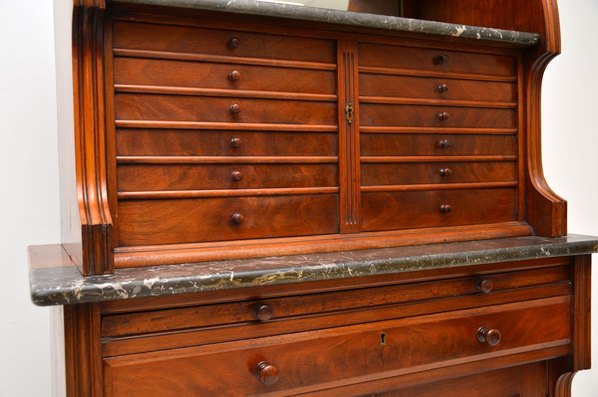 Mid-19th Century Antique Victorian Dentist Cabinet For Sale