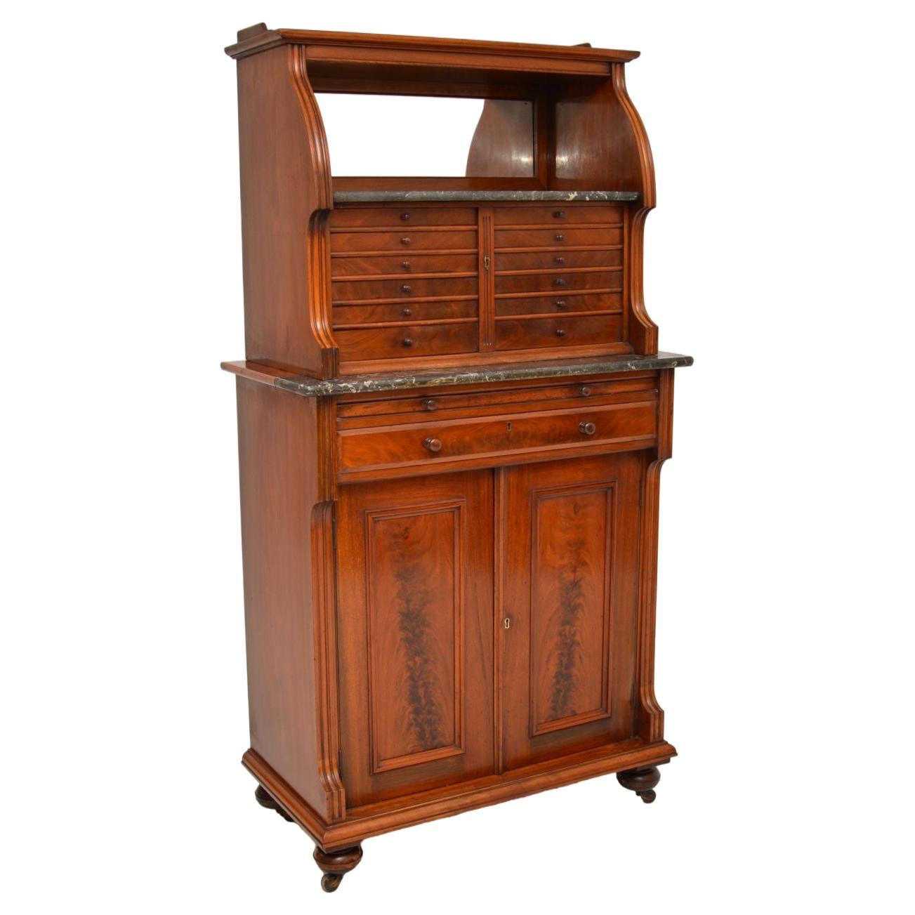 Antique Victorian Dentist Cabinet For Sale