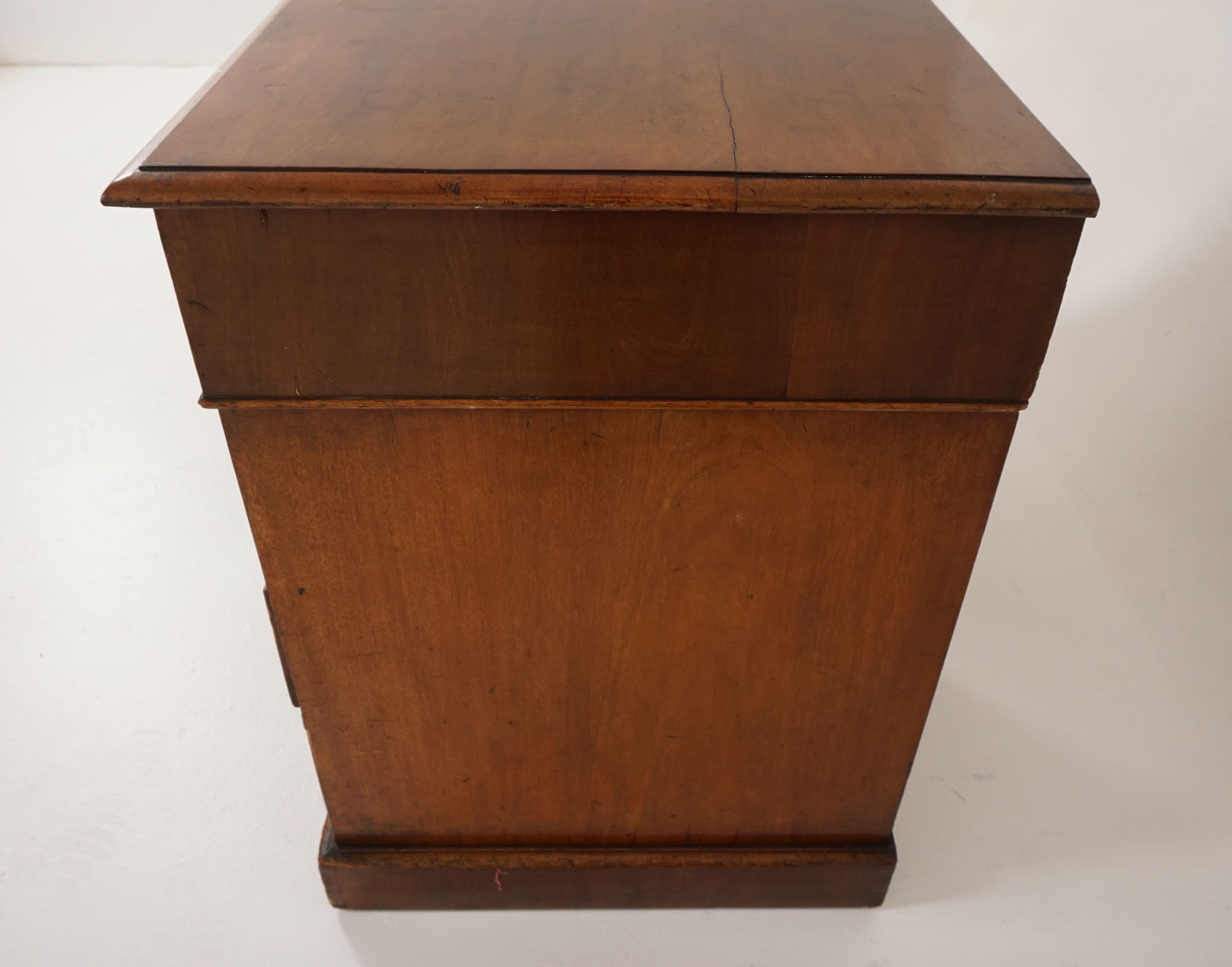 Antique Victorian Desk, Mahogany Double Pedestal Desk, Scotland 1880, B2511 2