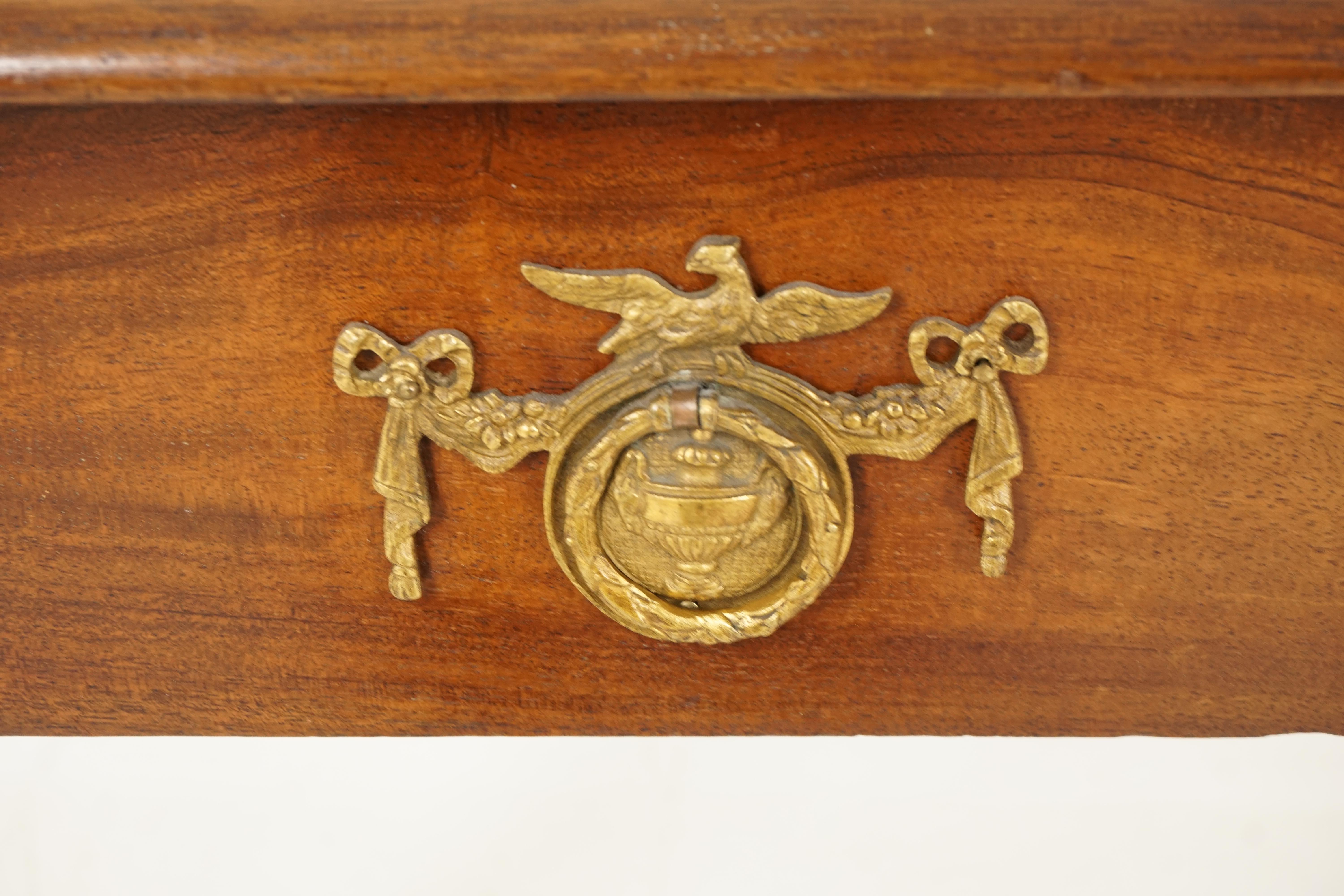 Hand-Crafted Antique Victorian Desk, Walnut Writing Table, Scotland 1830, B2487