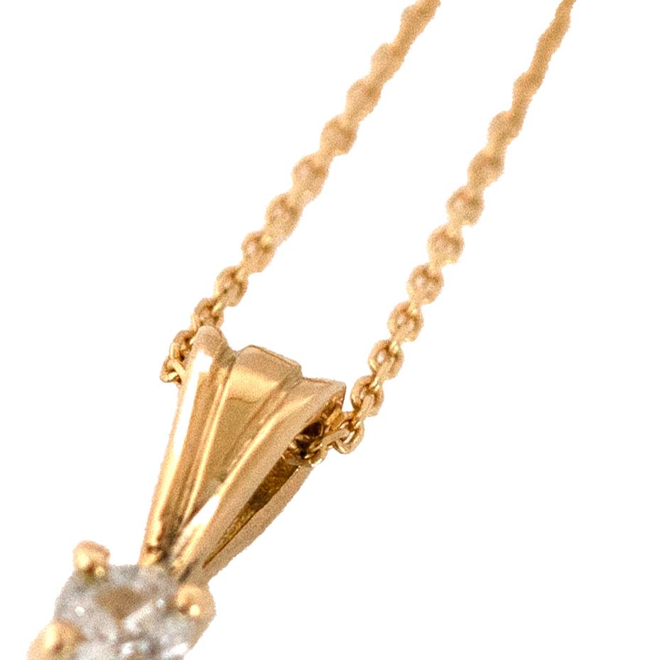 Collier victorien ancien en or 18 carats avec diamants Neuf - En vente à London, GB