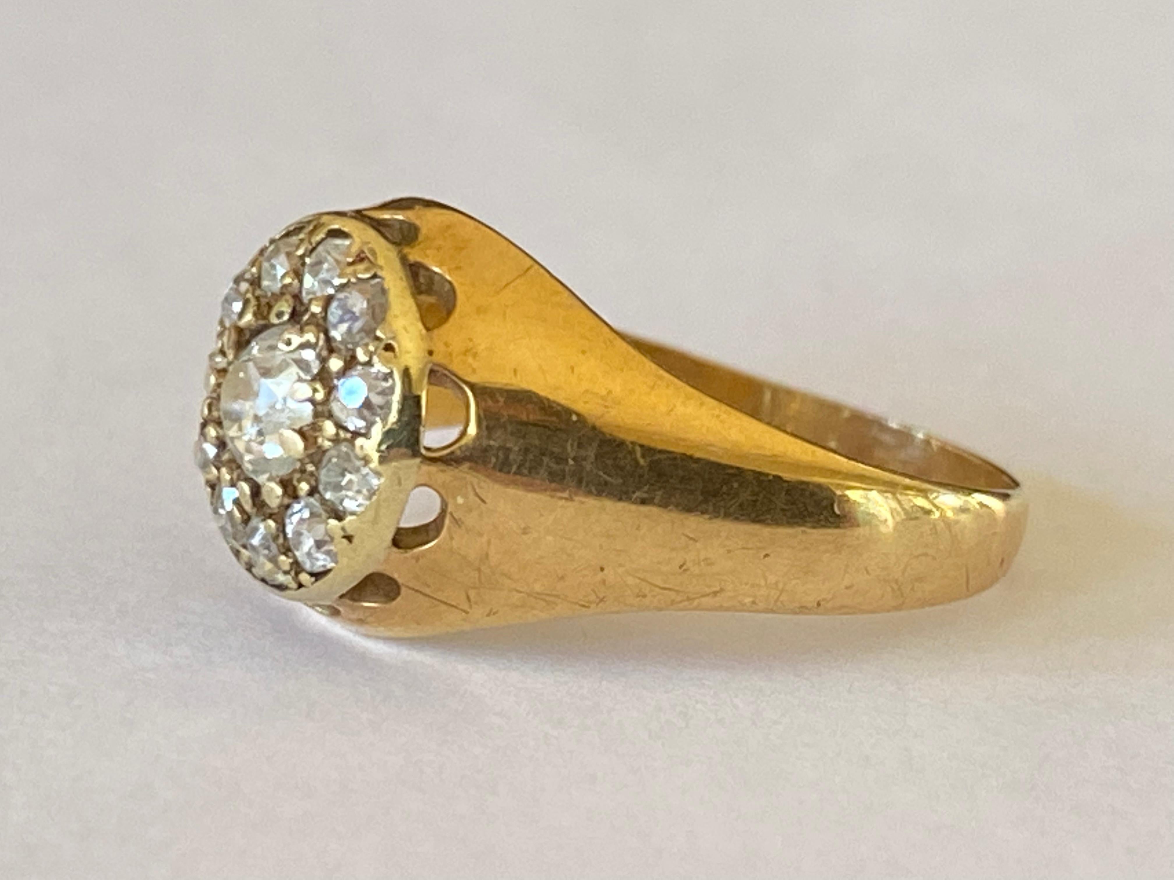 victorian cluster ring
