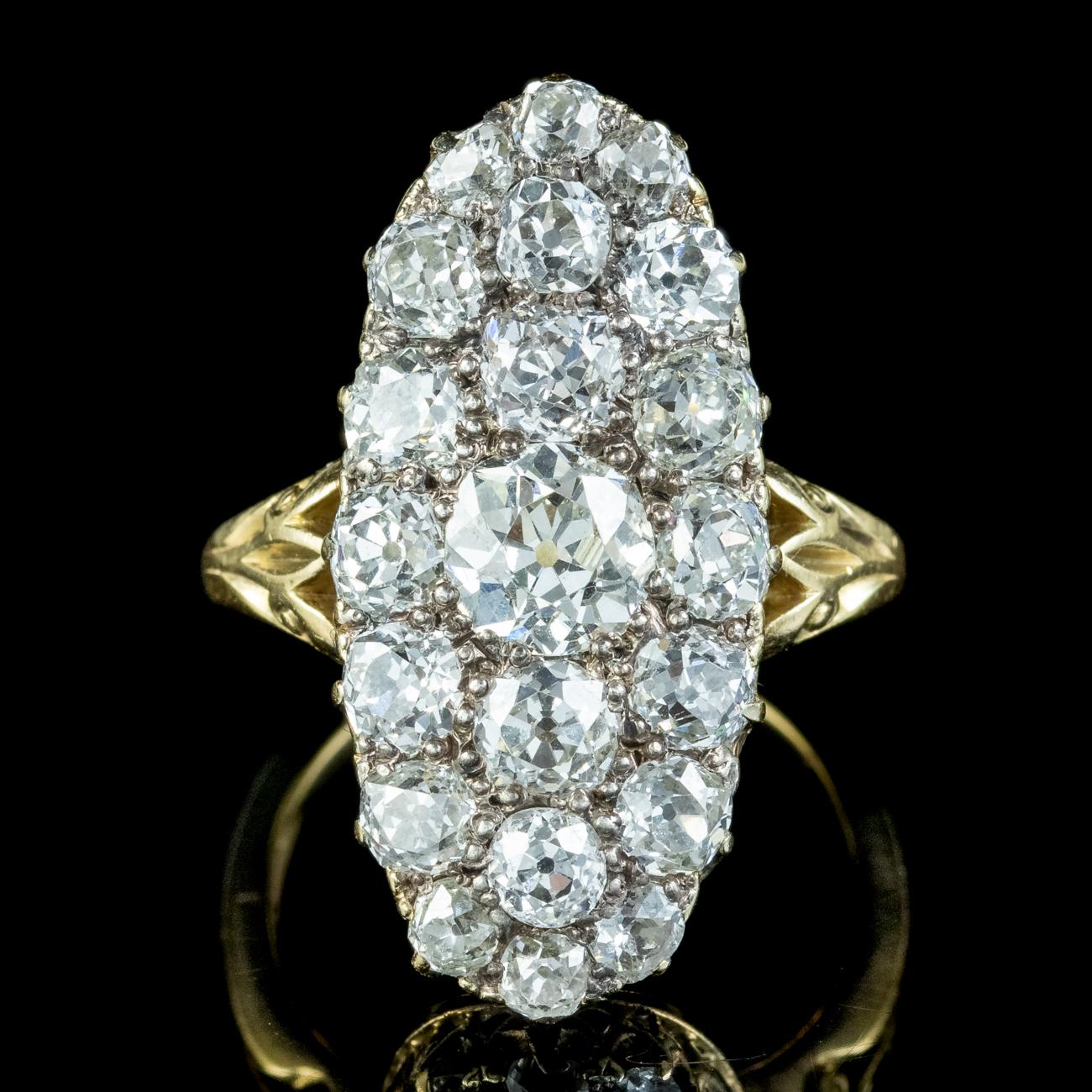victorian cluster ring