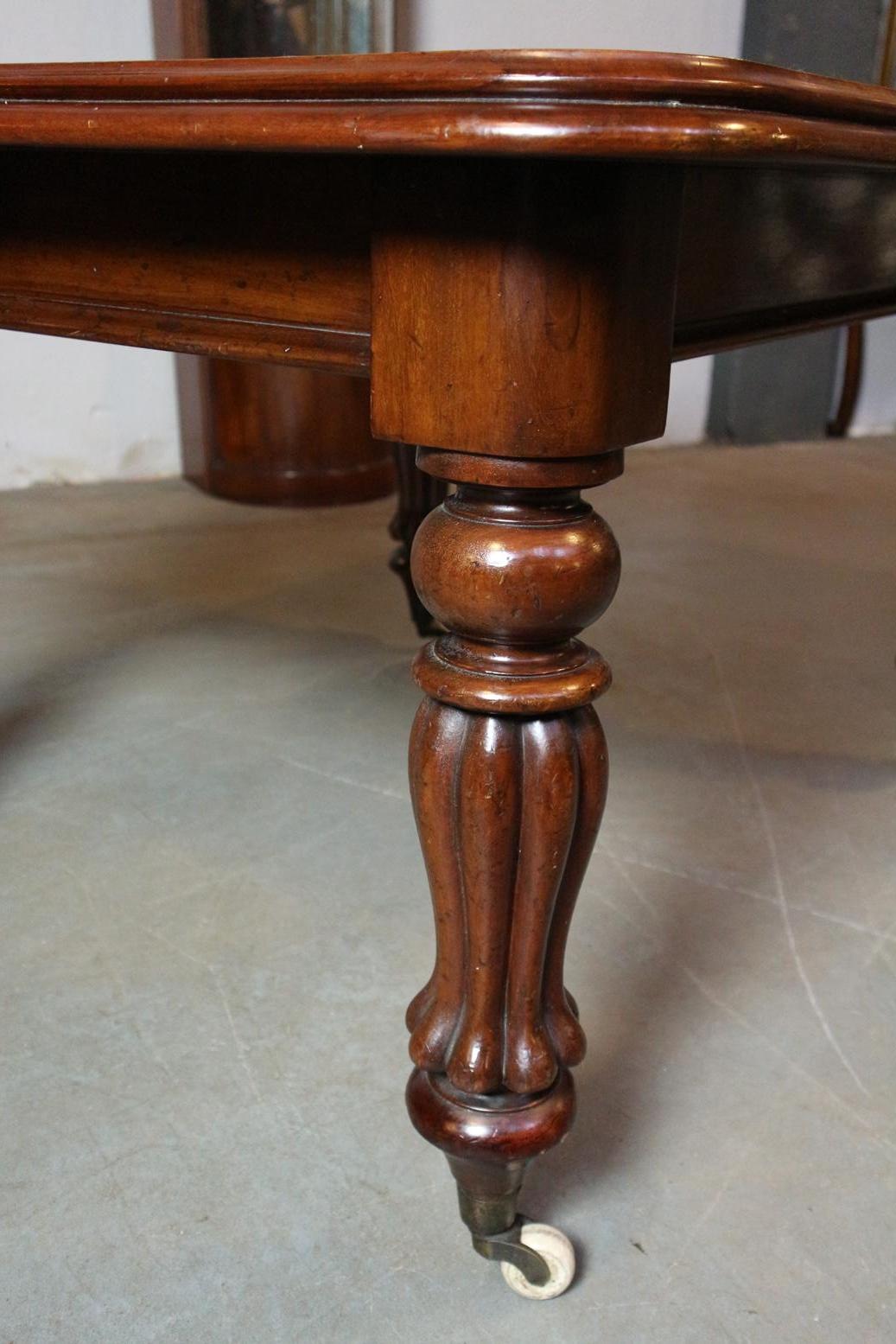 English Antique Victorian Dining Room Table