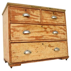 Antique Victorian Distressed Painted Shabby Chic Chest of Drawers