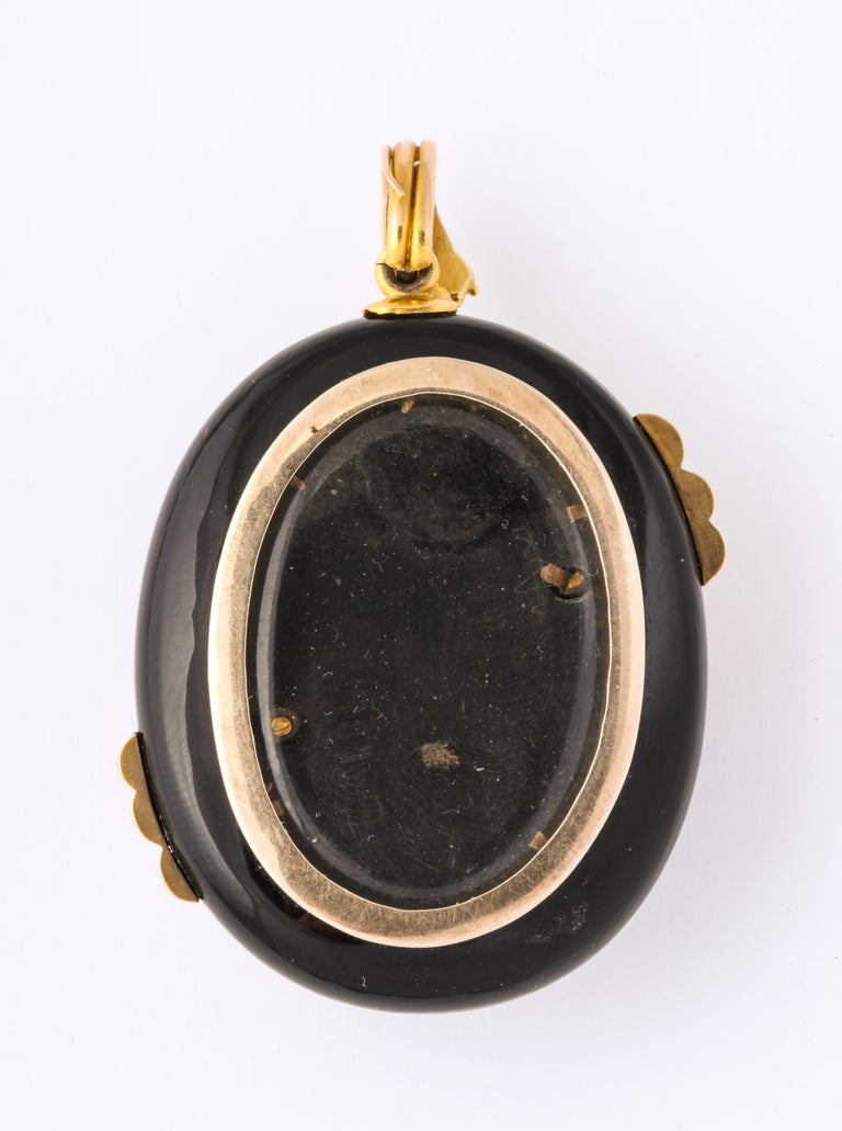 Antique Victorian Double Serpent Locket with Diamond Eyes at 1stDibs