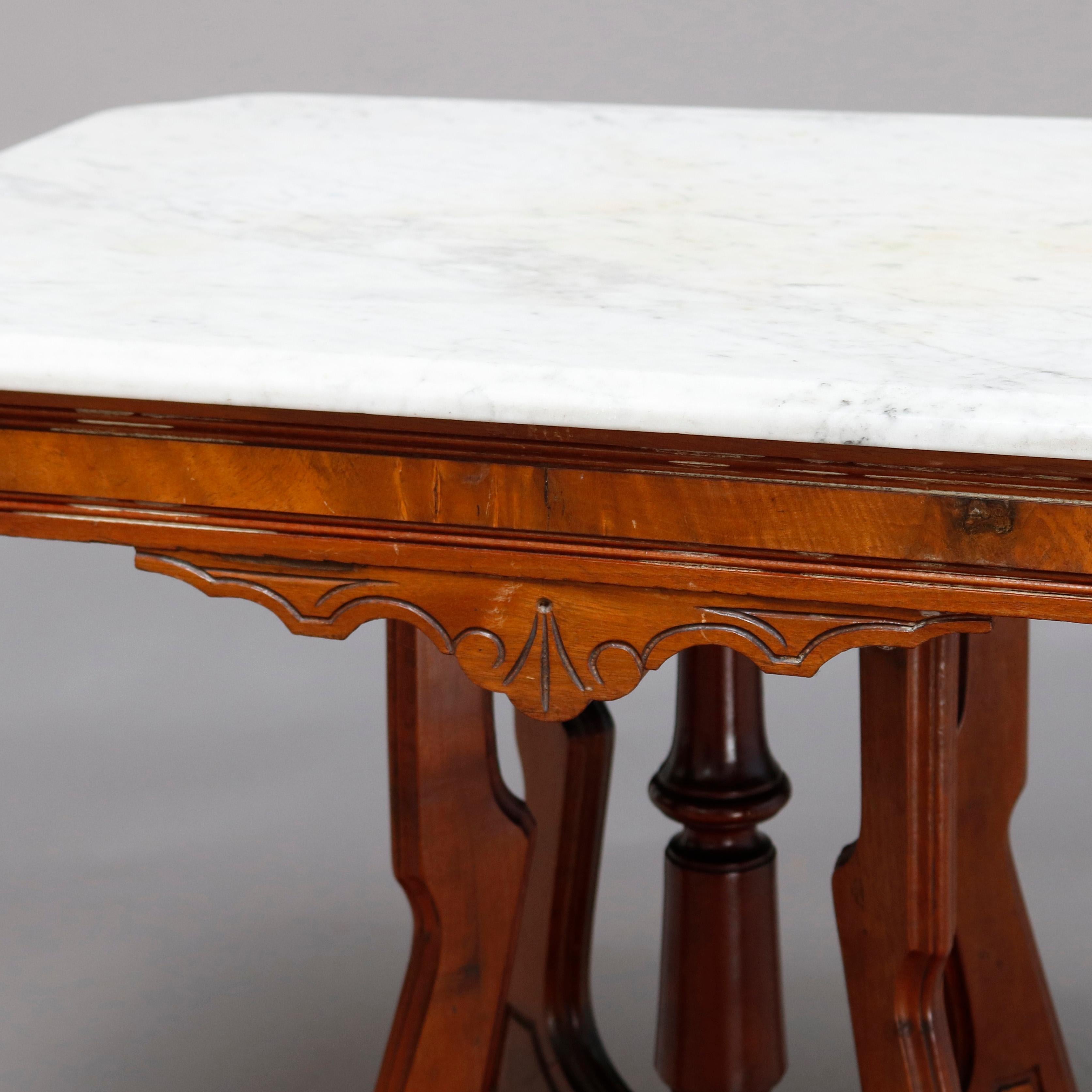 antique victorian marble top table