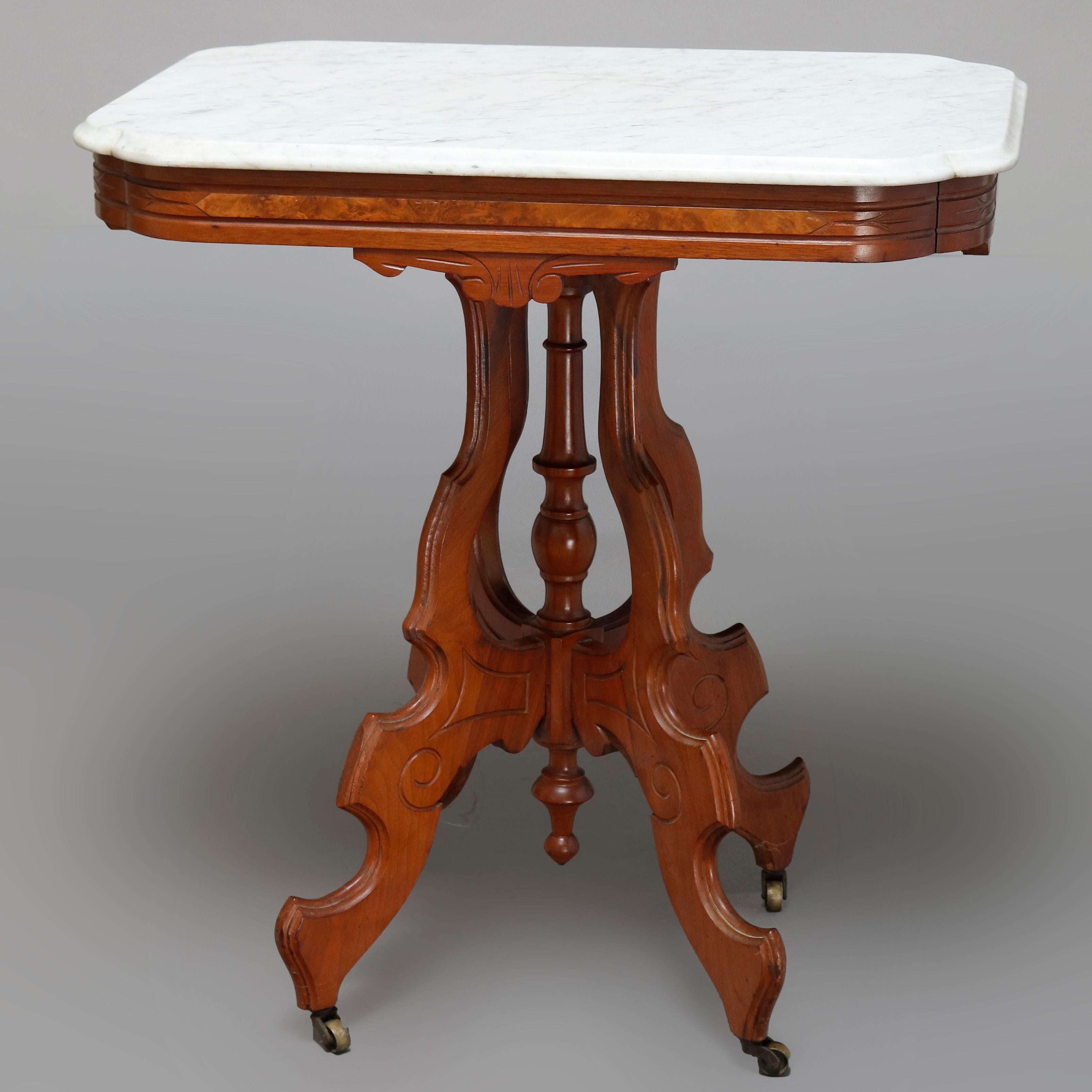 antique eastlake side table