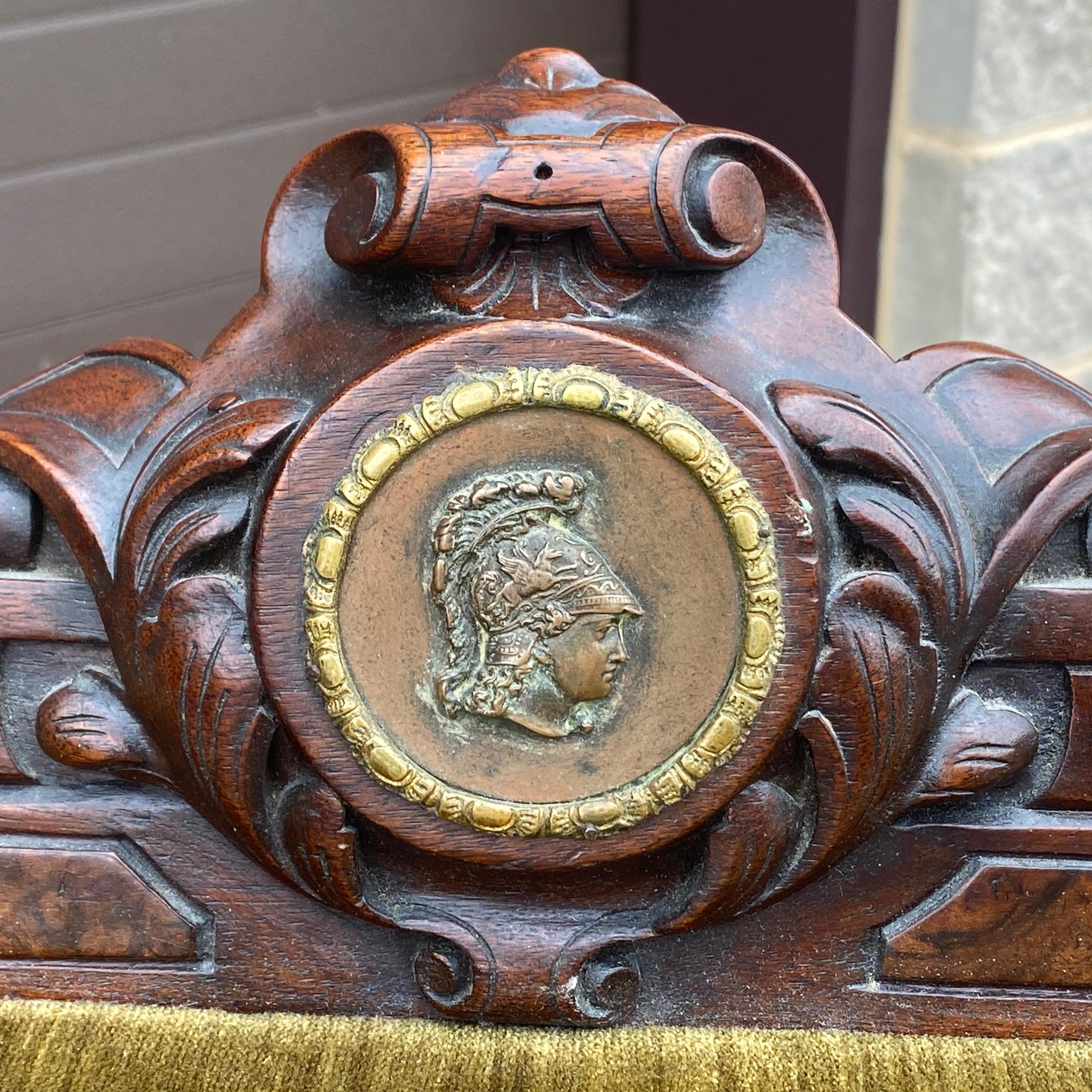 Antique Victorian Eastlake Carved Walnut Lounge Chair For Sale 12