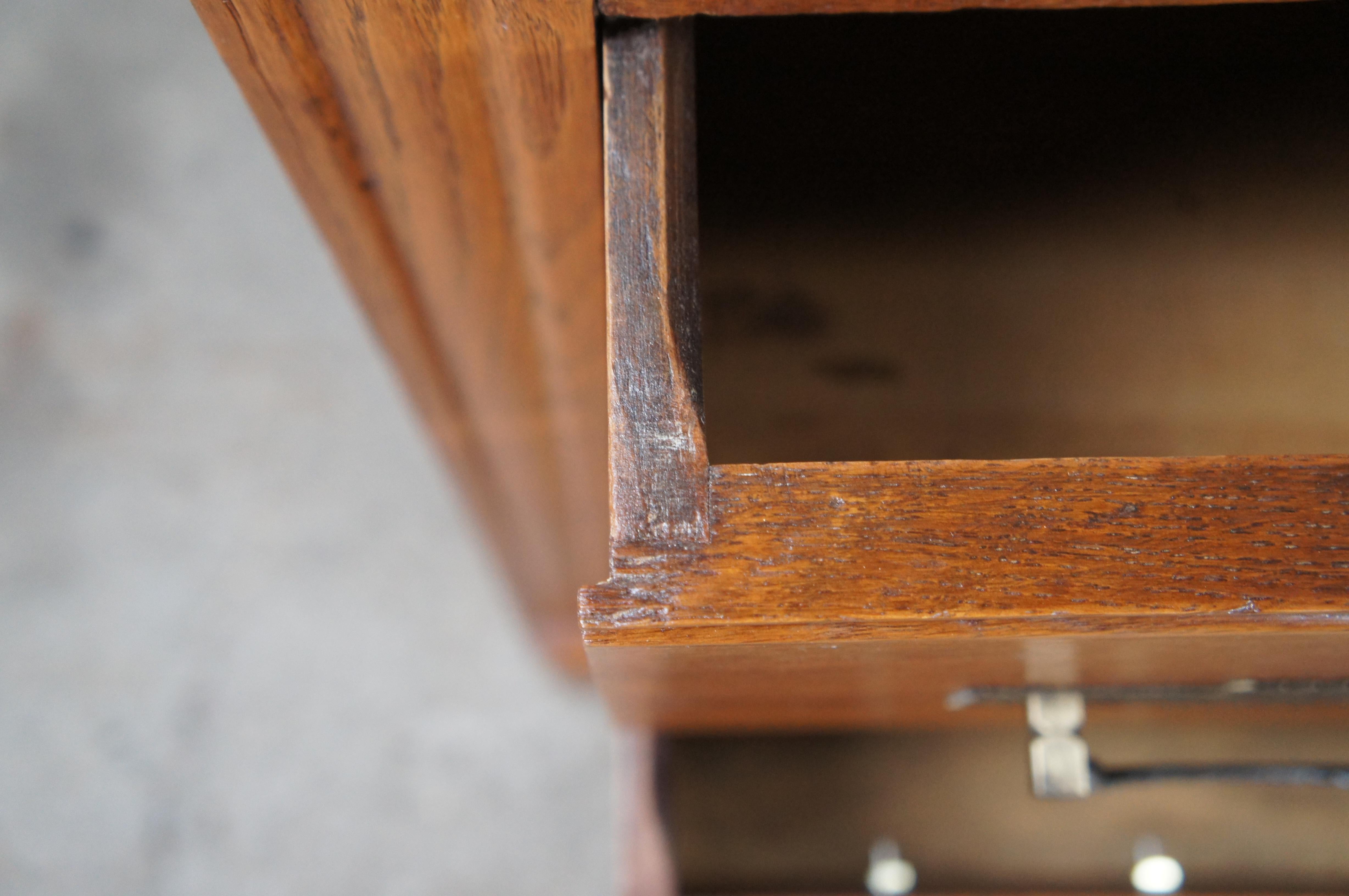 Antique Victorian Eastlake Lewisburg Furniture Oak Dresser Chest of Drawers 46