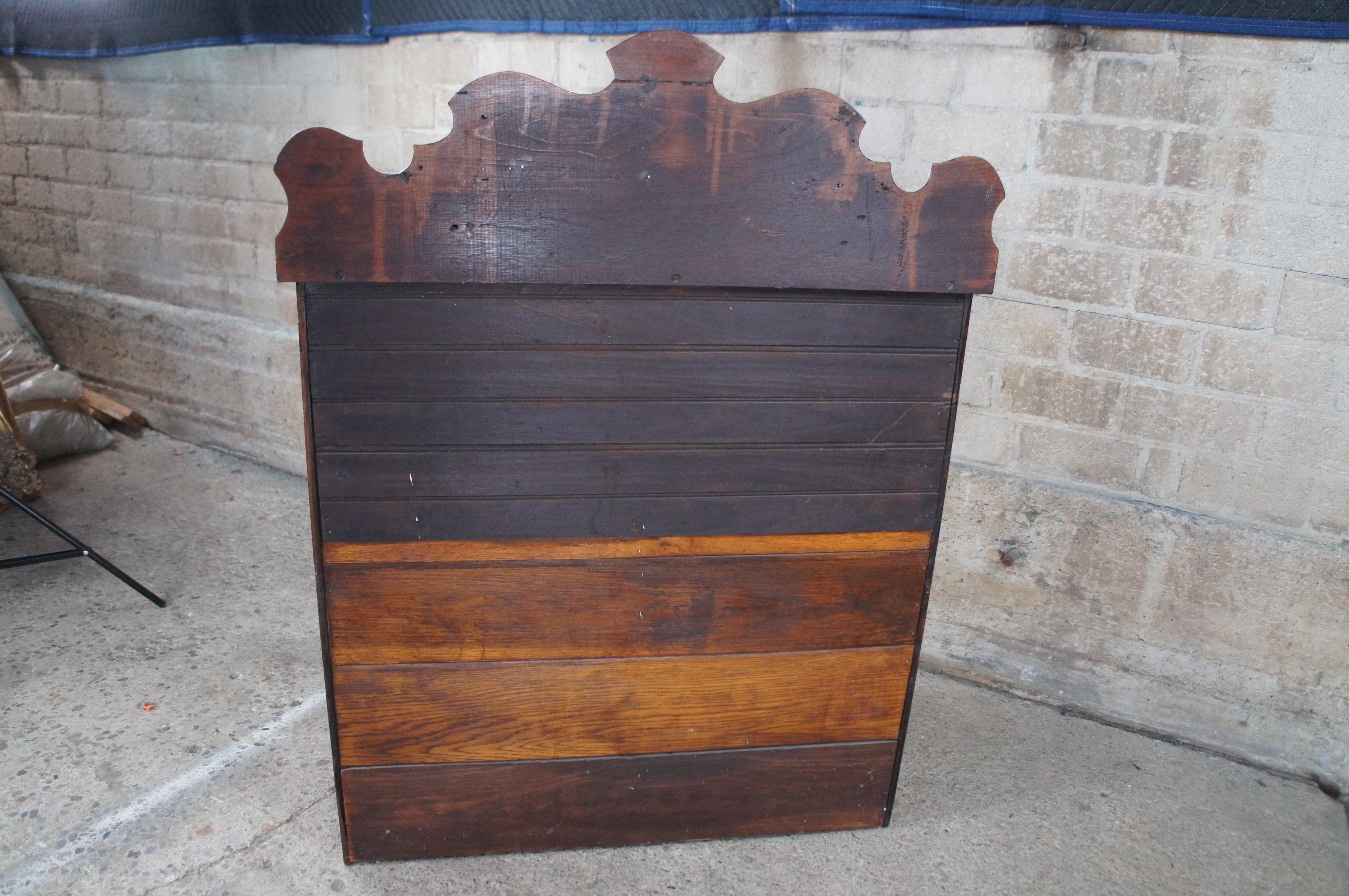 Antique Victorian Eastlake Walnut 3 Drawer Chest of Drawers Dresser 34