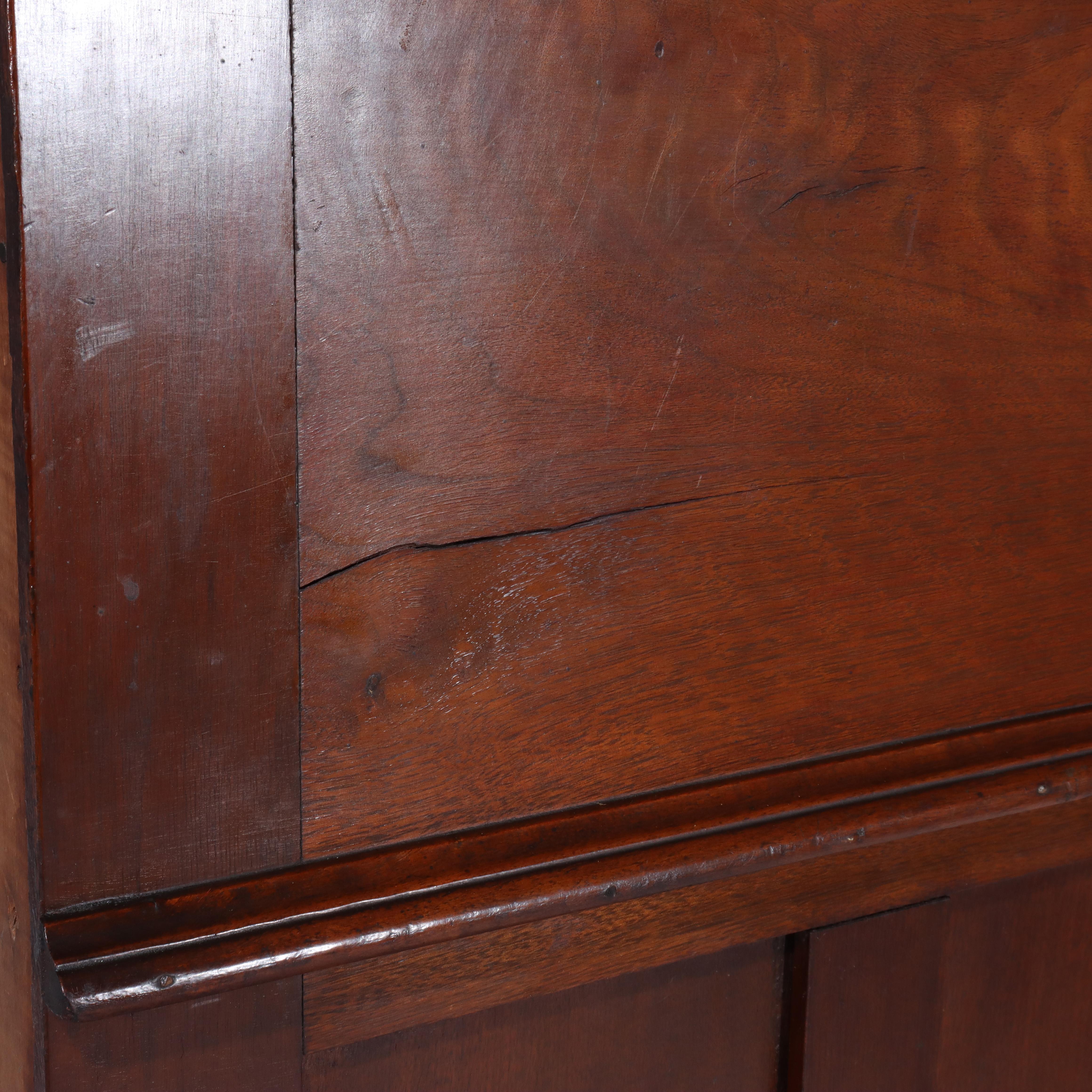 Antique Victorian Eastlake Walnut & Burl Cylinder Secretary Desk c1890 For Sale 12