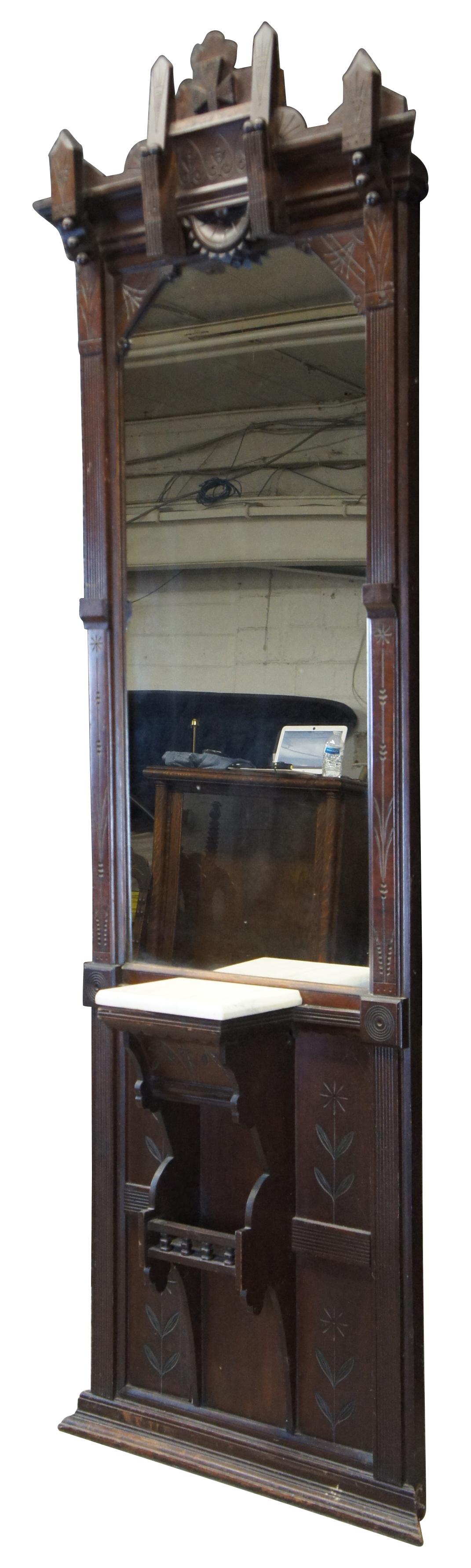 antique hall mirror