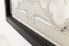 Antique Victorian/Edwardian Etched Painted Private Bar Pub Mirror. c.1900