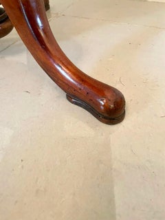 Ancienne lampe/ table d'appoint victorienne en orme