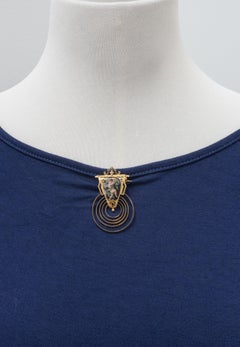 Antique Victorian Enamel Cherub Earrings and Brooch Set in 18K Gold c. 1900