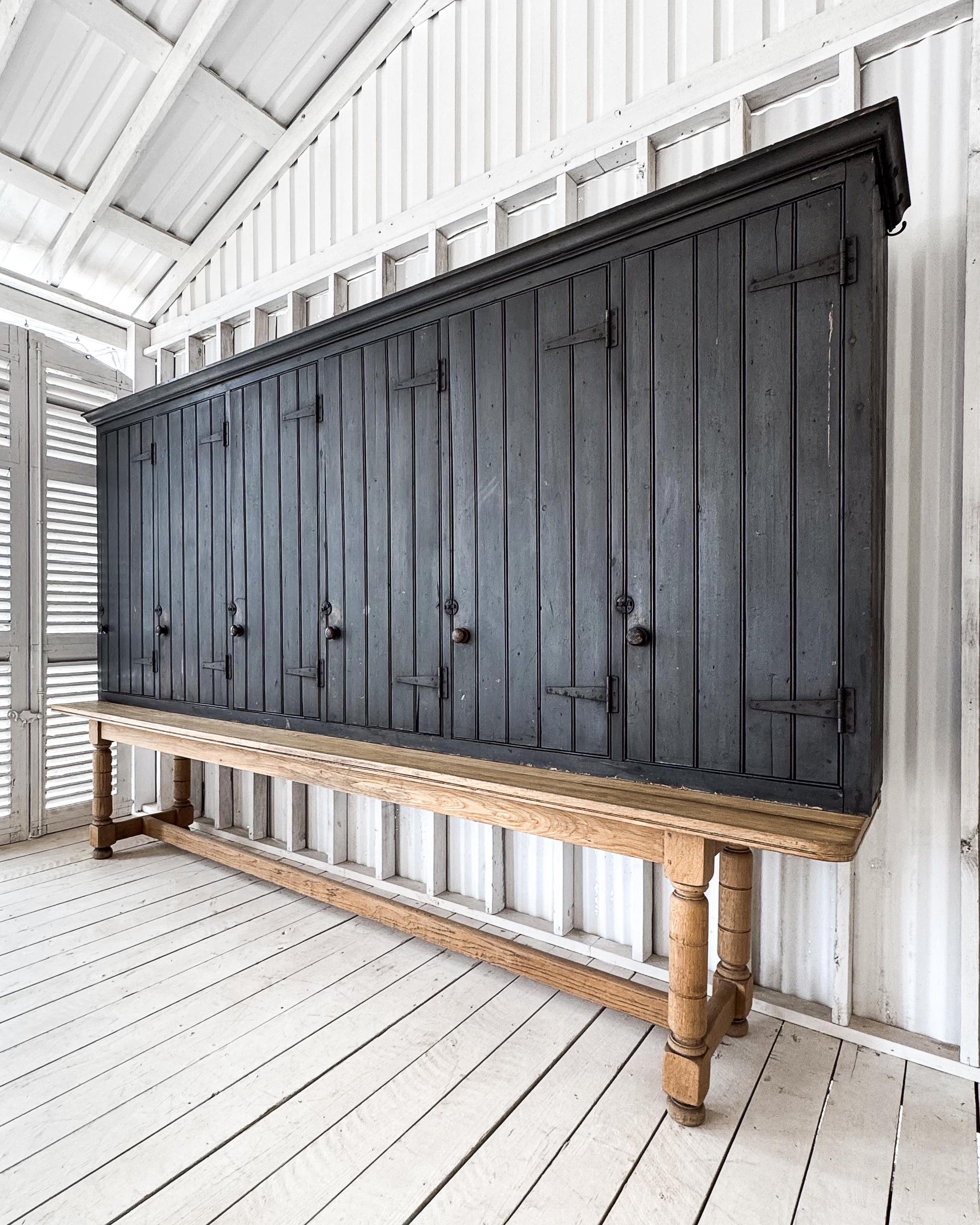 Antique Victorian English Lockers 4