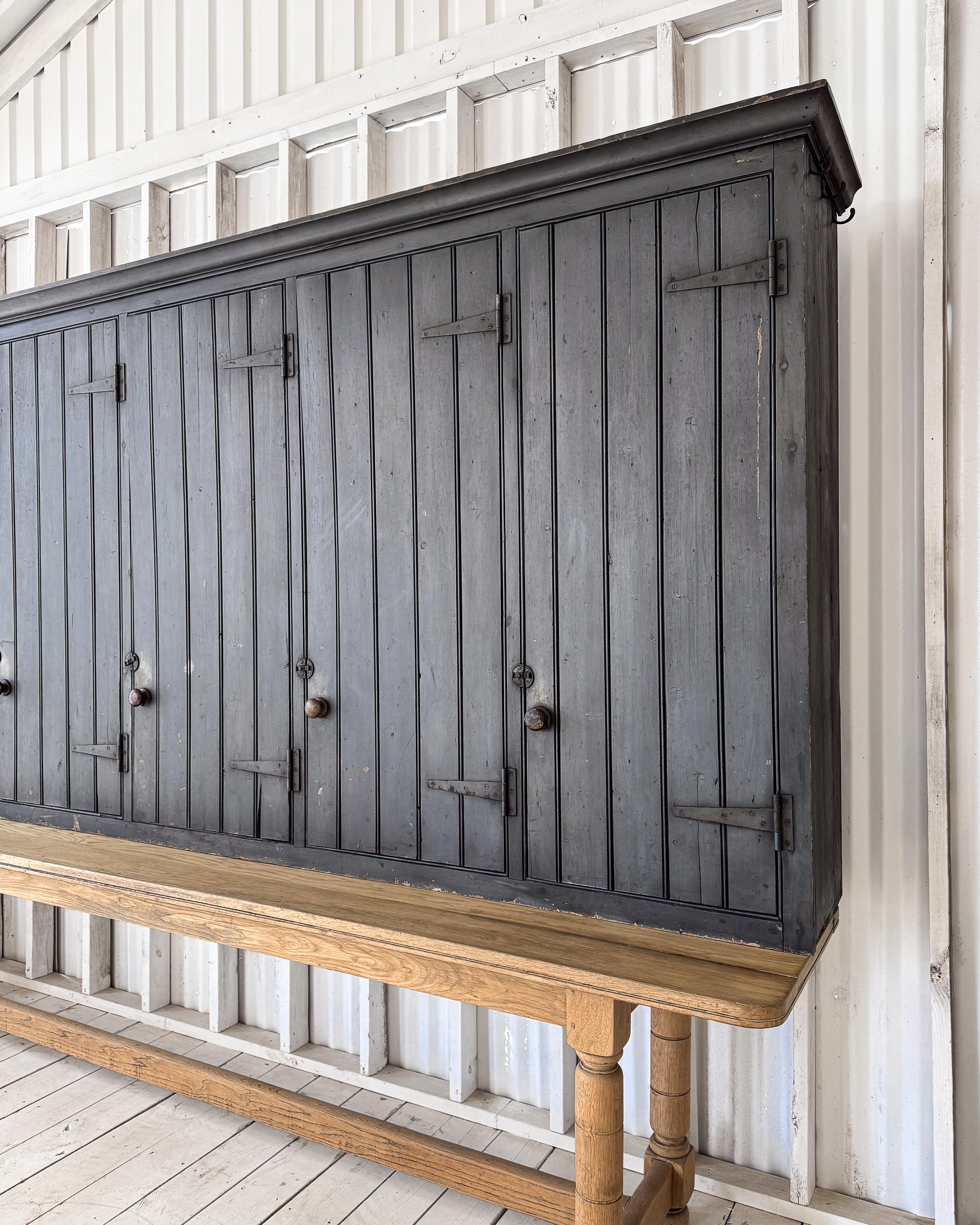 Antique Victorian English Lockers 5