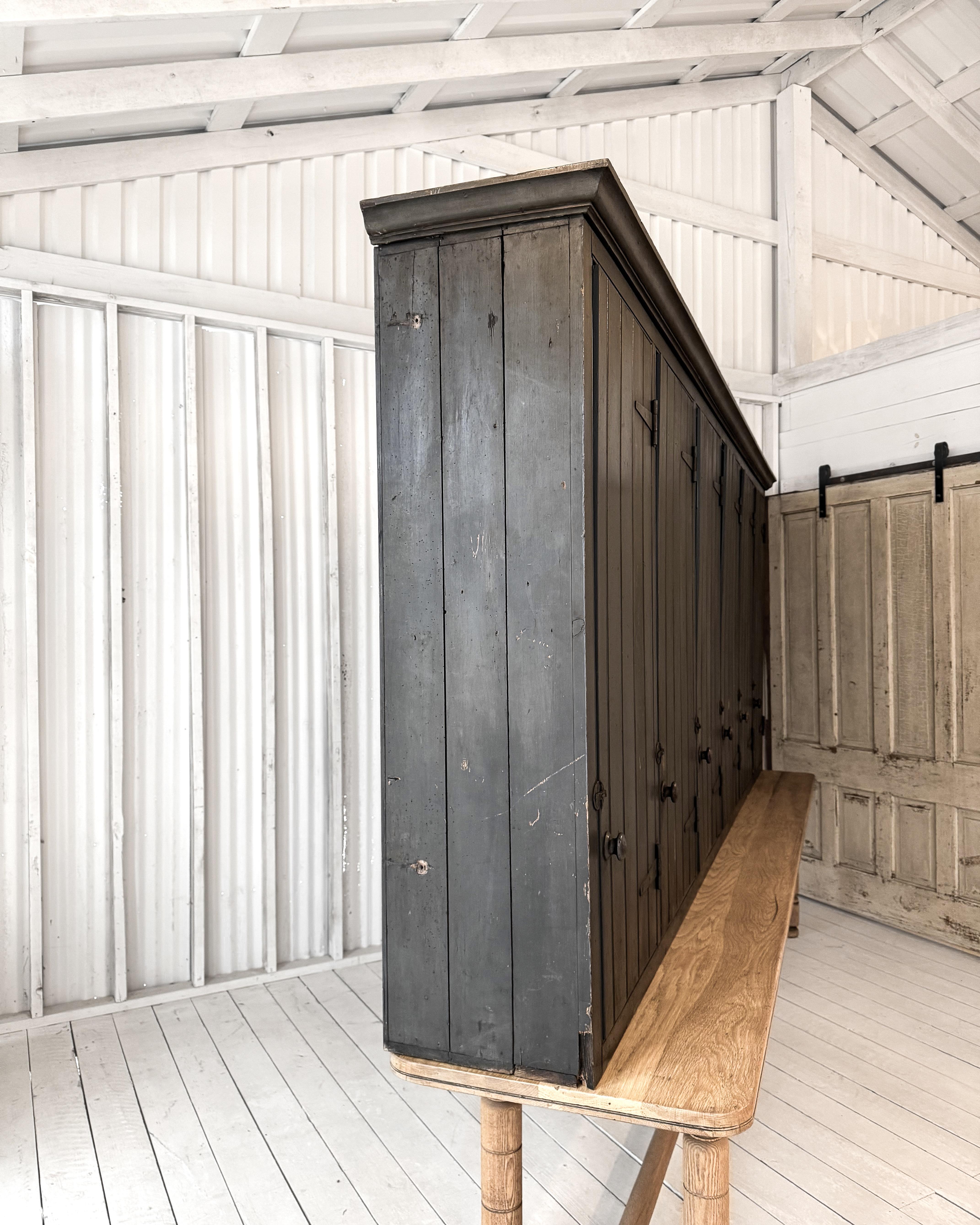 Antique Victorian English Lockers 14