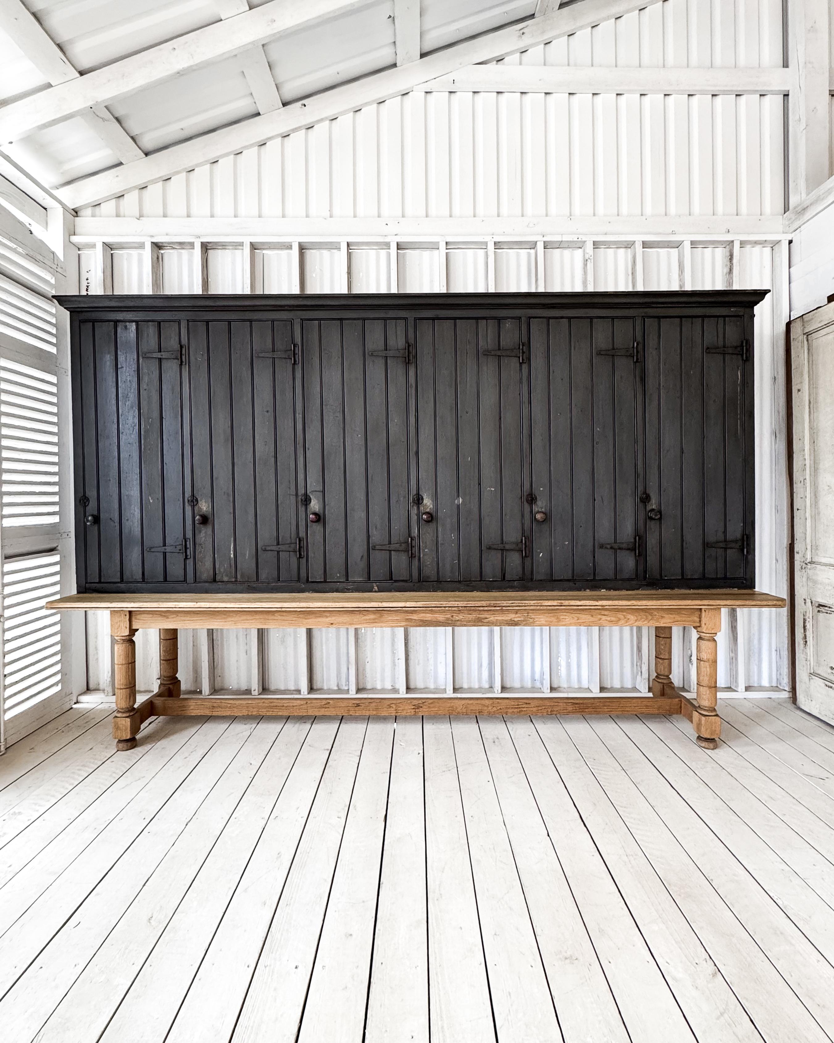 Antique Victorian English Lockers In Good Condition In Mckinney, TX