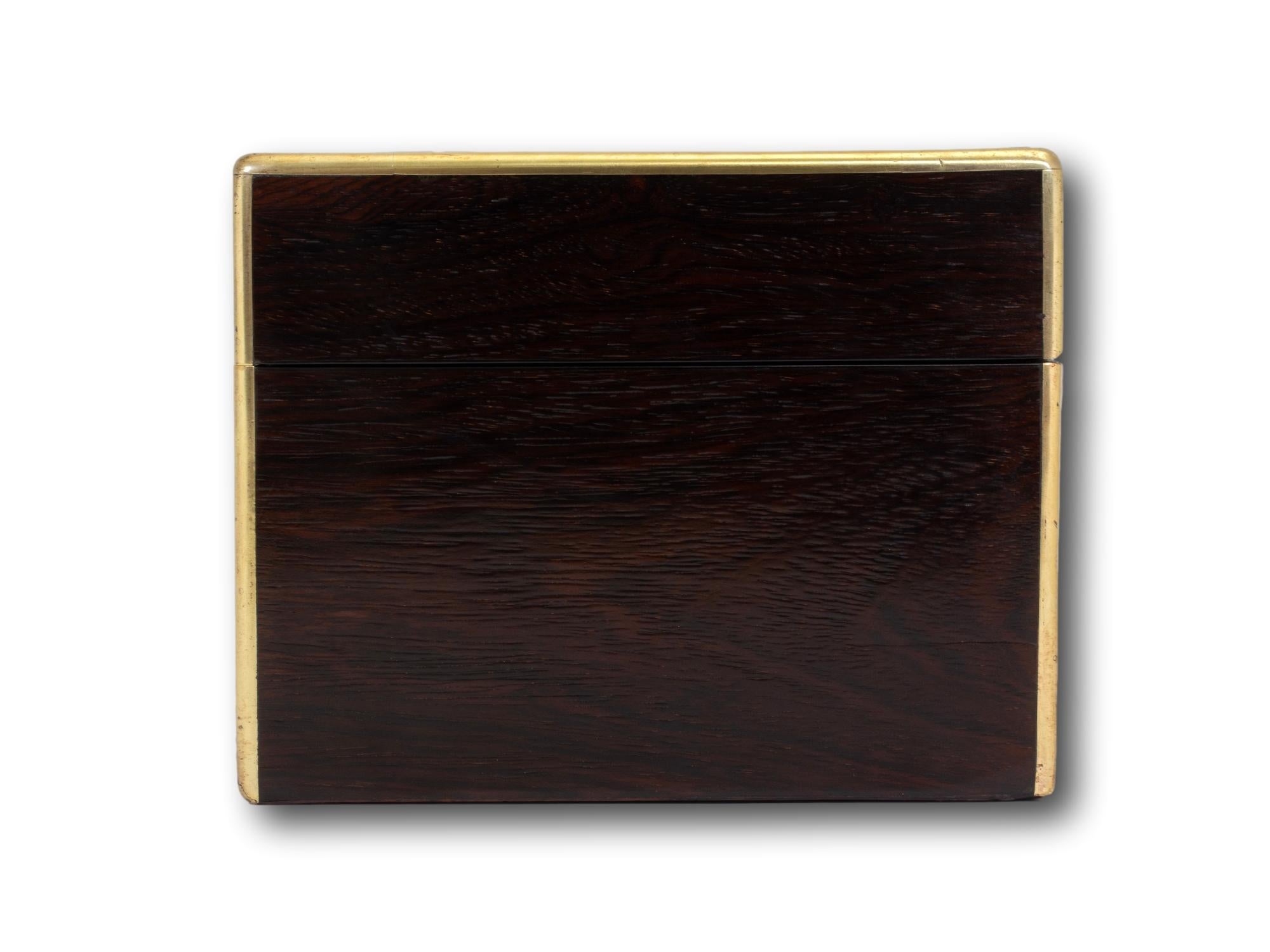 Antique Victorian English Rosewood Jewellery Box For Sale 1