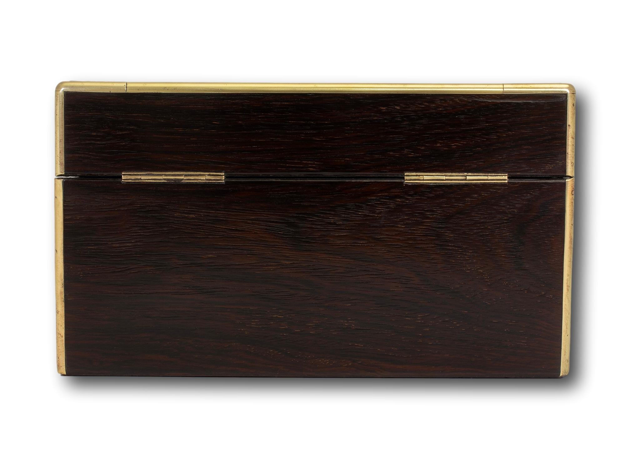 Antique Victorian English Rosewood Jewellery Box For Sale 2