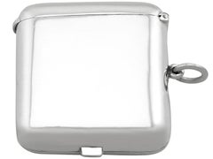 Antique Victorian Sterling Silver Combination Sovereign or Vesta Case