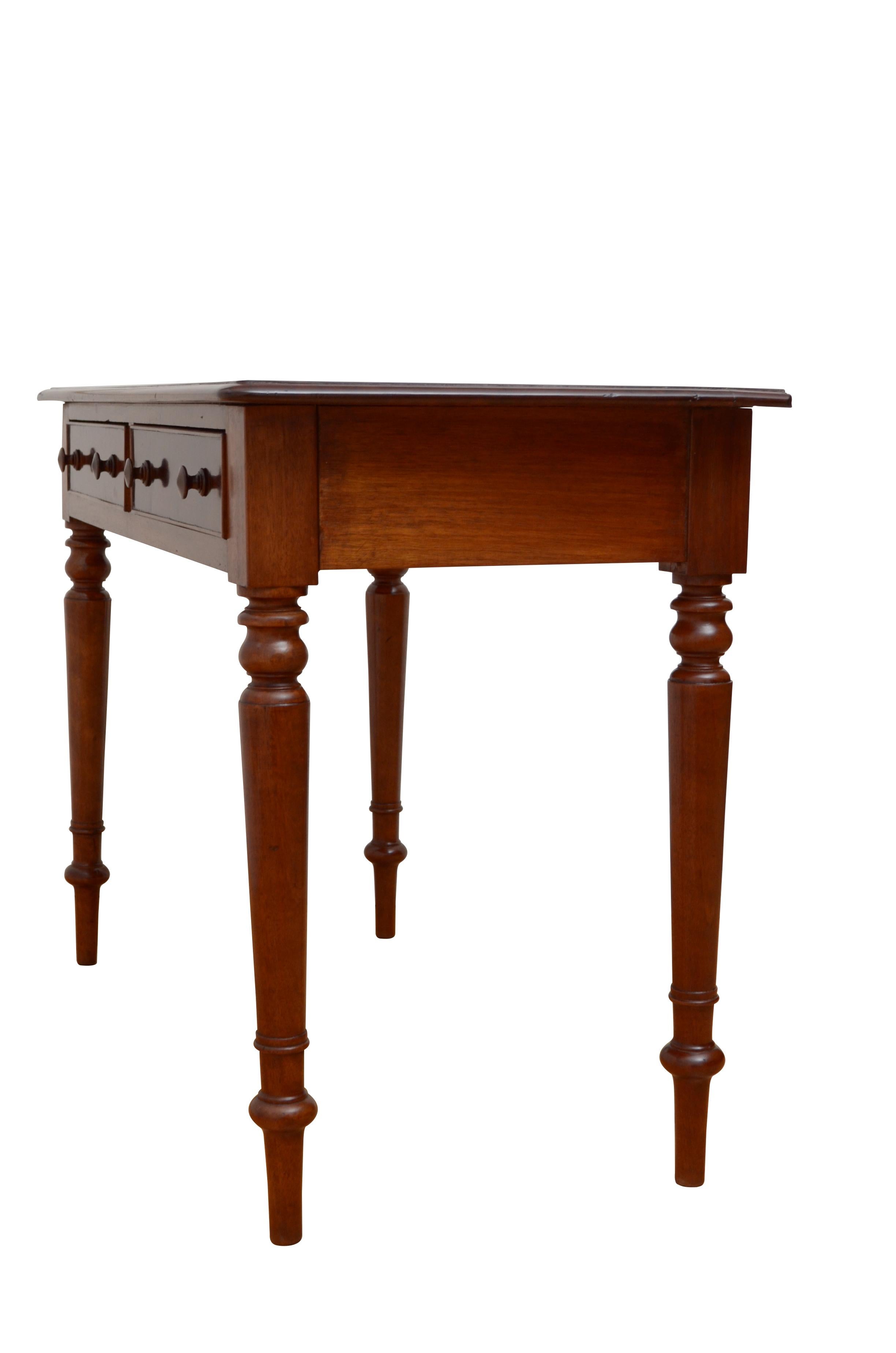 Antique Victorian English Writing Desk Writing Table c1870s For Sale 8