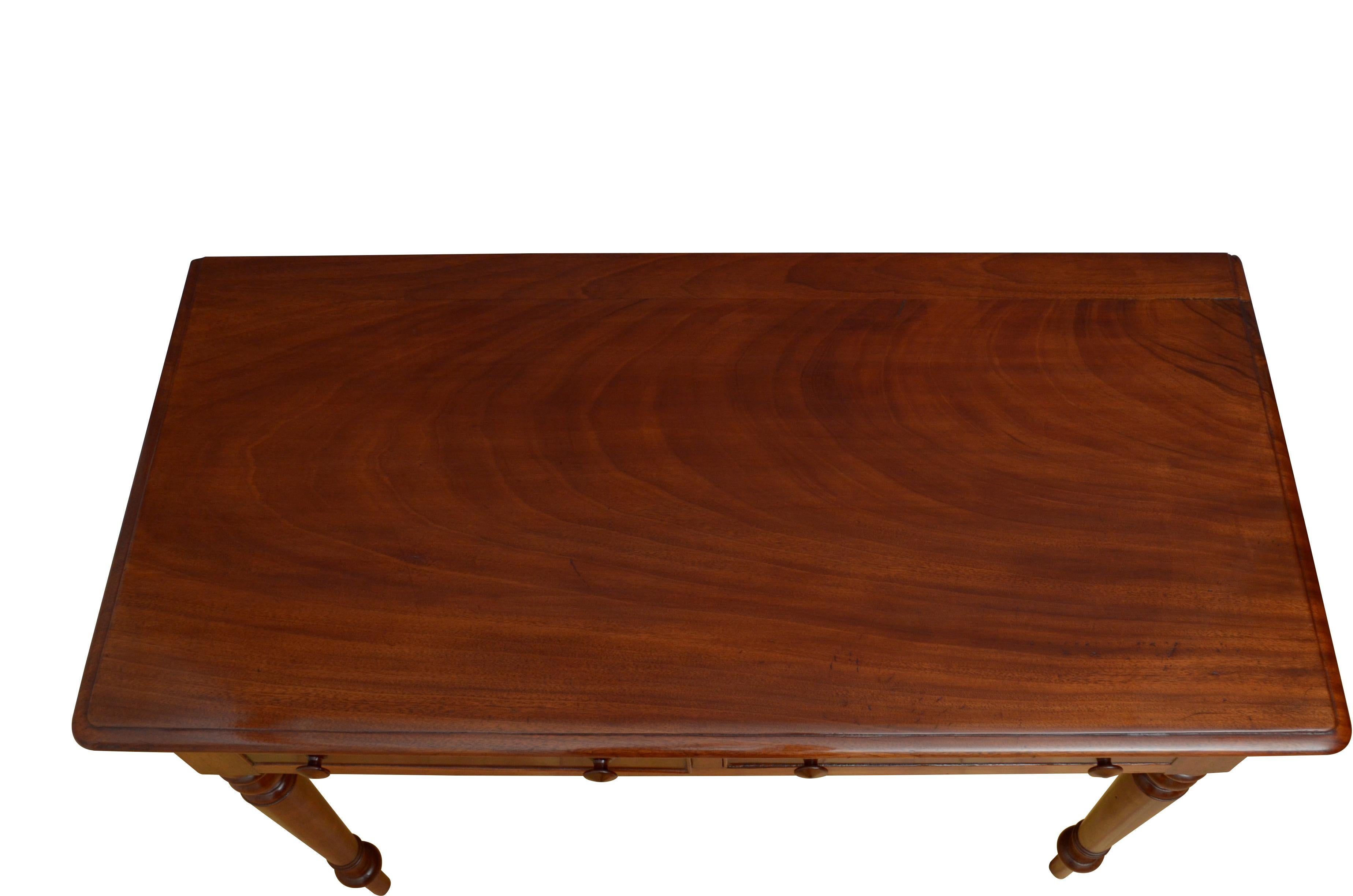 Antique Victorian English Writing Desk Writing Table c1870s For Sale 1