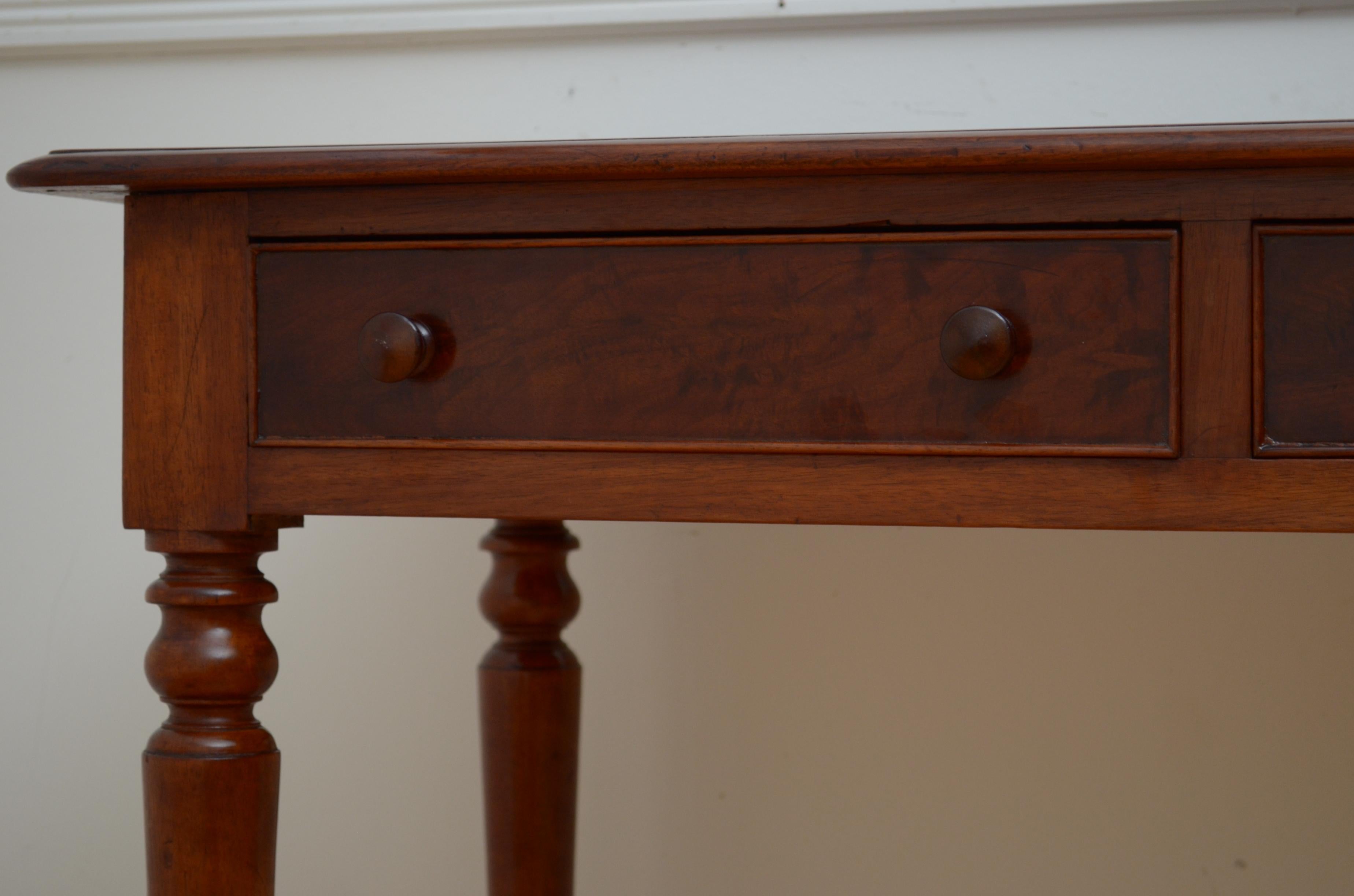 Antique Victorian English Writing Desk Writing Table c1870s For Sale 4