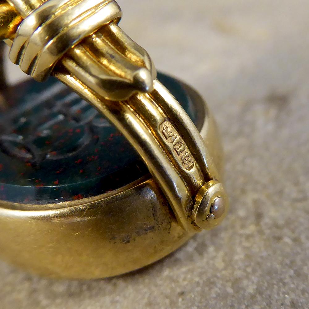 antique wax seal fob