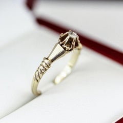Antique Victorian Era Diamond Engagement Ring