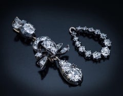 Antiguo Colgante de Diamantes de la Época Victoriana