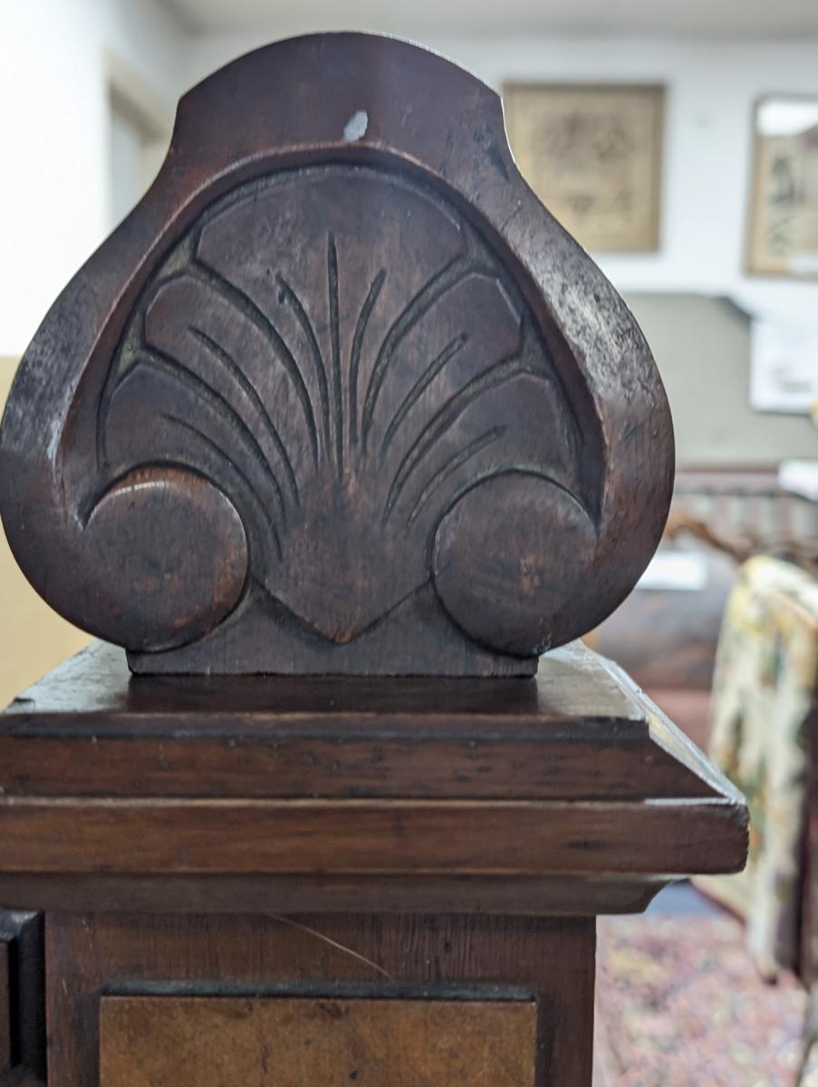 Legno Letto antico in noce di epoca vittoriana Eastlake Full Size in vendita