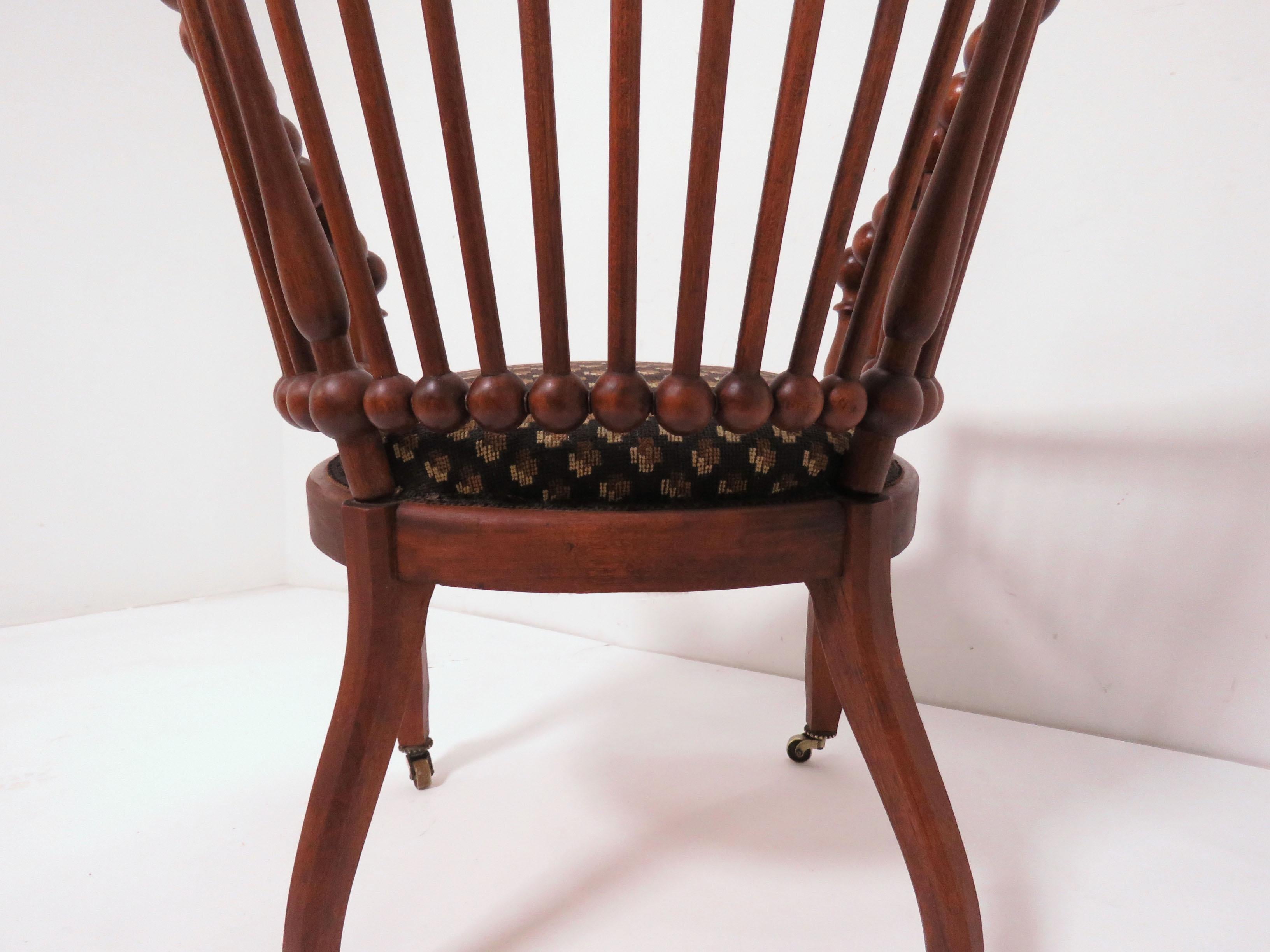 Chaise ancienne d'époque victorienne George Hunzinger 