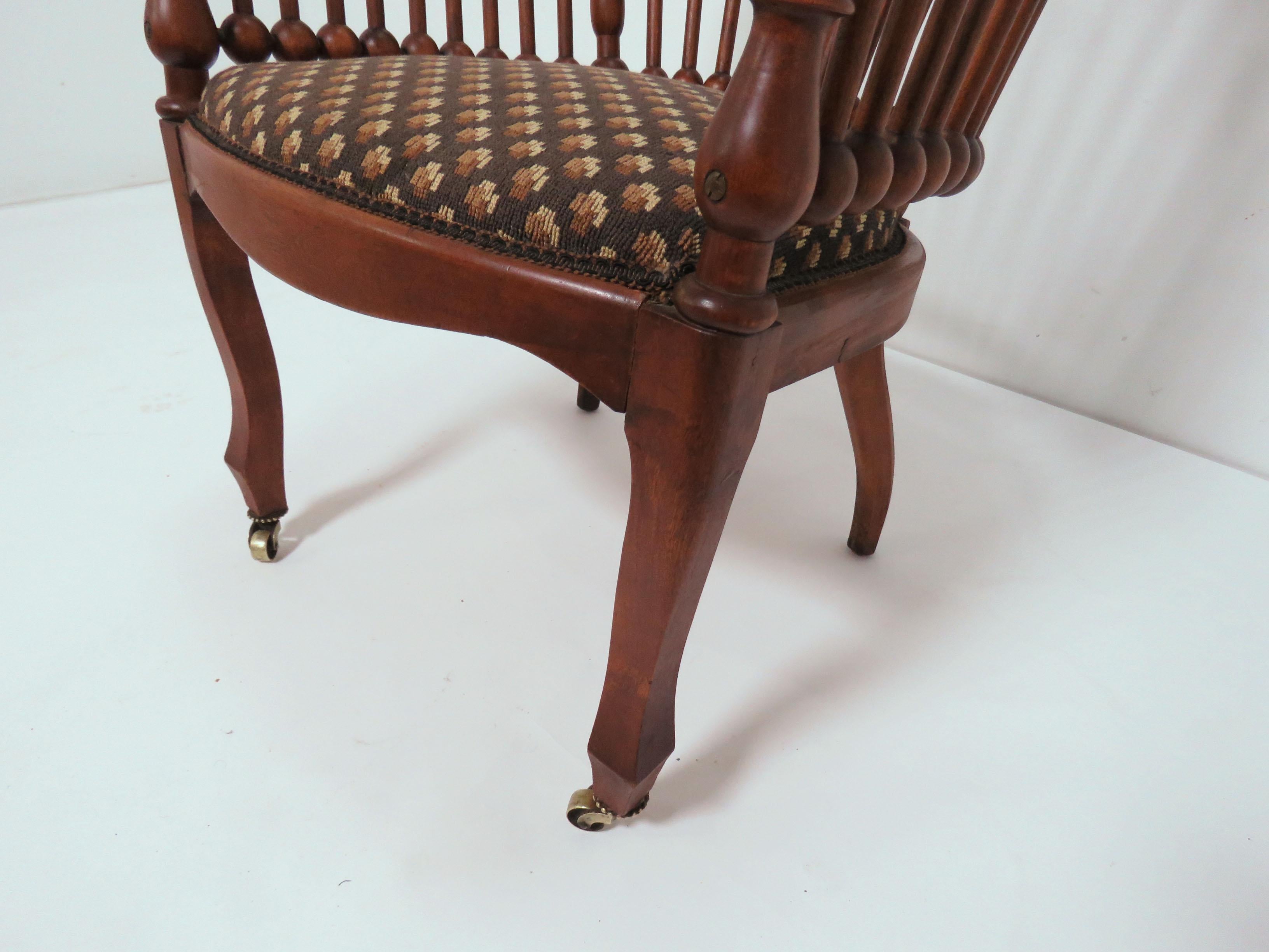Chaise ancienne d'époque victorienne George Hunzinger 