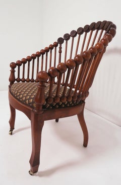 Antique Victorian Era George Hunzinger "Lollipop" Chair